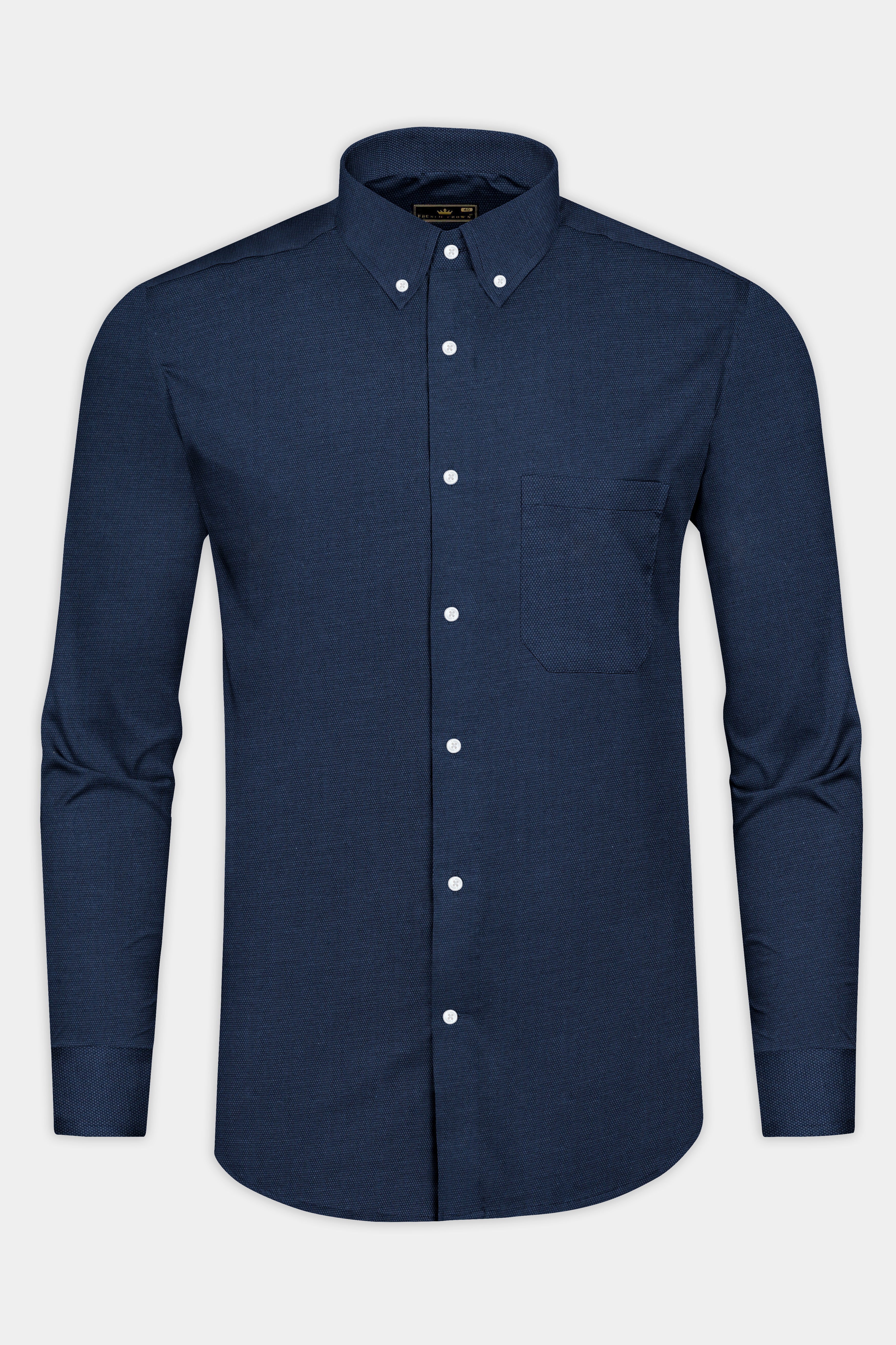 Blue Heavyweight Royal Oxford Shirt