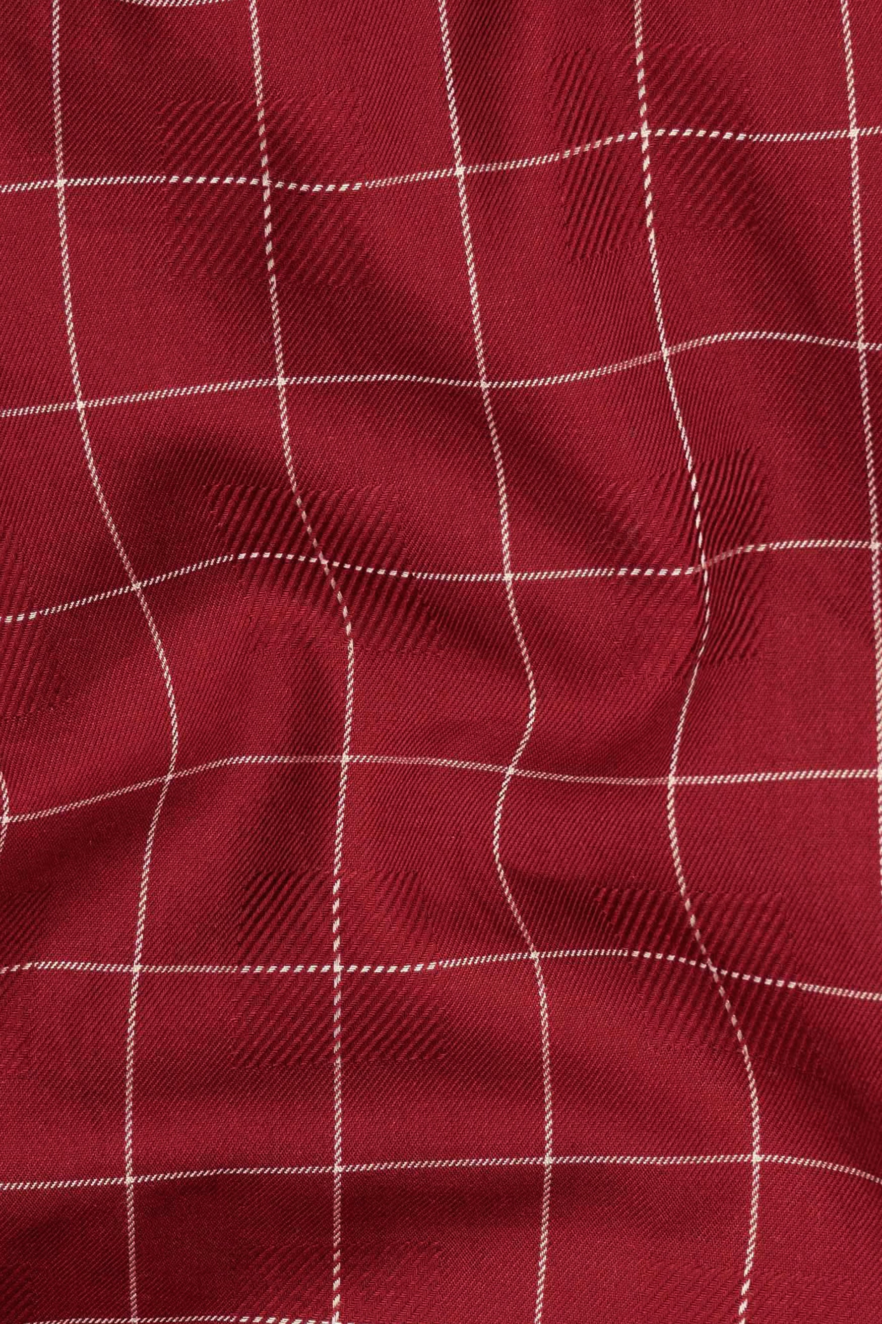 Stiletto Twill Plaid Premium Cotton Shirt