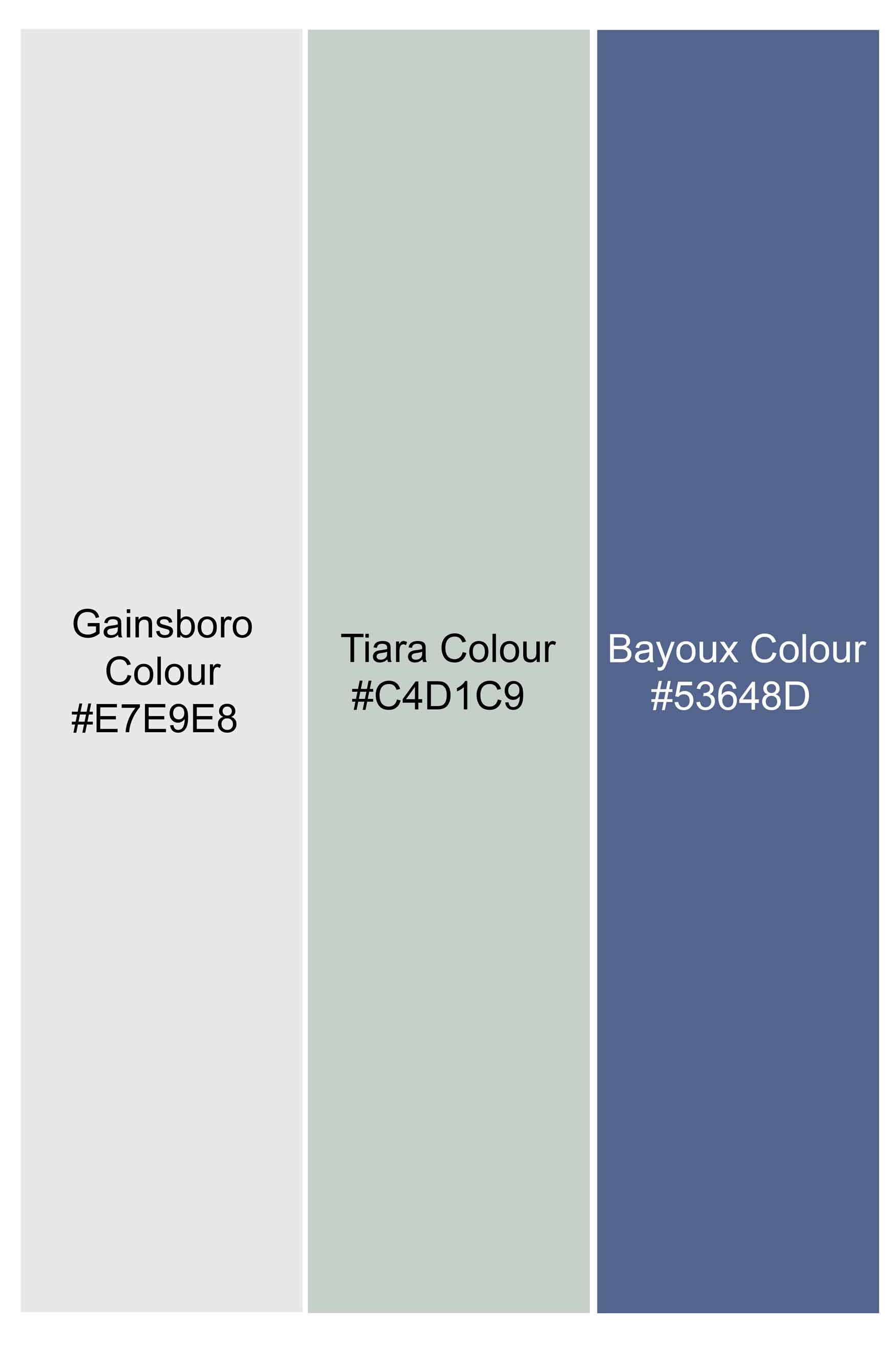 Gainsboro Gray and Tiara Green Leaves Printed with Taj Mahal Embroidered Super Soft Premium Cotton Designer Shirt 6195-M-E184-38, 6195-M-E184-H-38, 6195-M-E184-39, 6195-M-E184-H-39, 6195-M-E184-40, 6195-M-E184-H-40, 6195-M-E184-42, 6195-M-E184-H-42, 6195-M-E184-44, 6195-M-E184-H-44, 6195-M-E184-46, 6195-M-E184-H-46, 6195-M-E184-48, 6195-M-E184-H-48, 6195-M-E184-50, 6195-M-E184-H-50, 6195-M-E184-52, 6195-M-E184-H-52