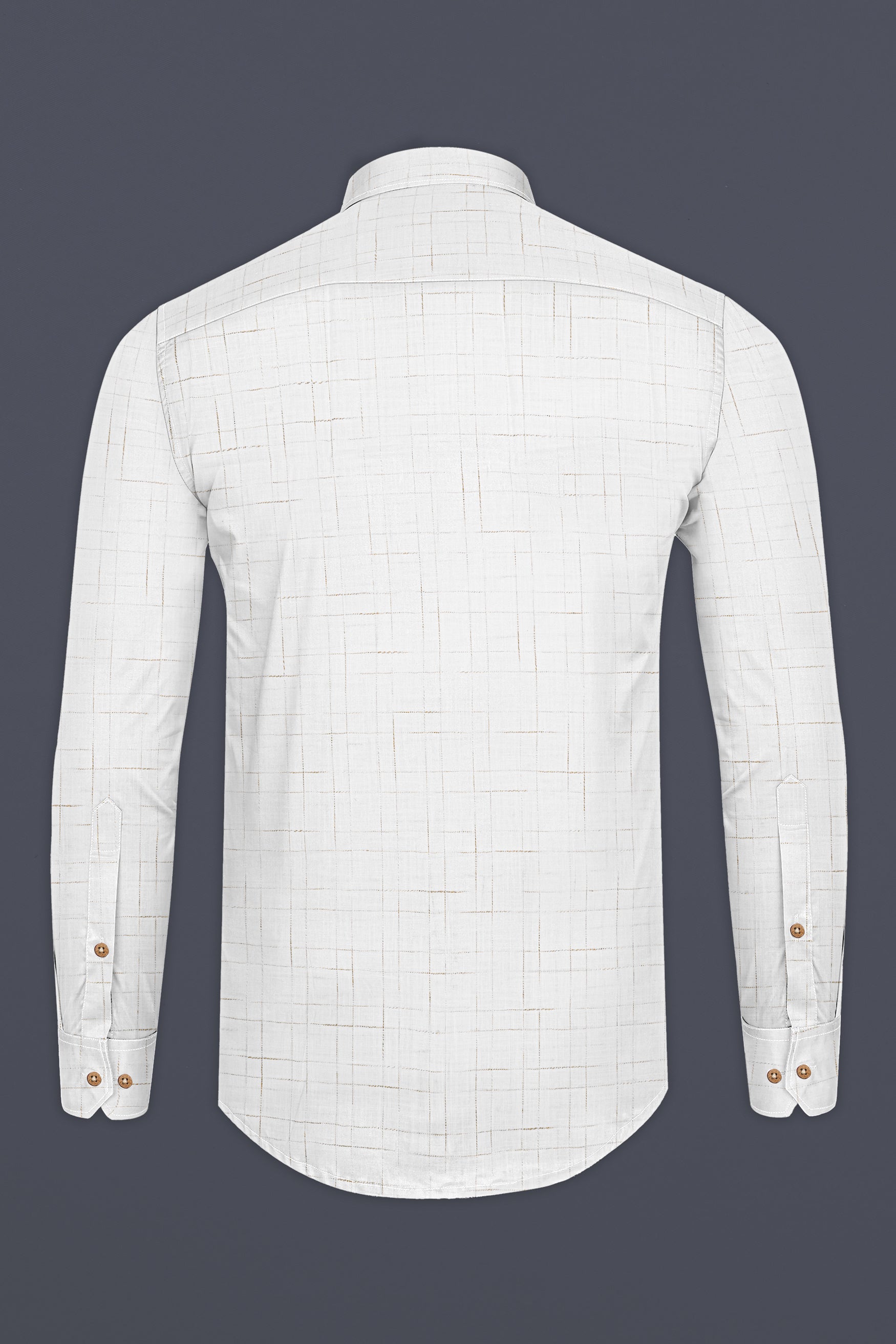 Bright White Luxurious Linen Kurta Shirt