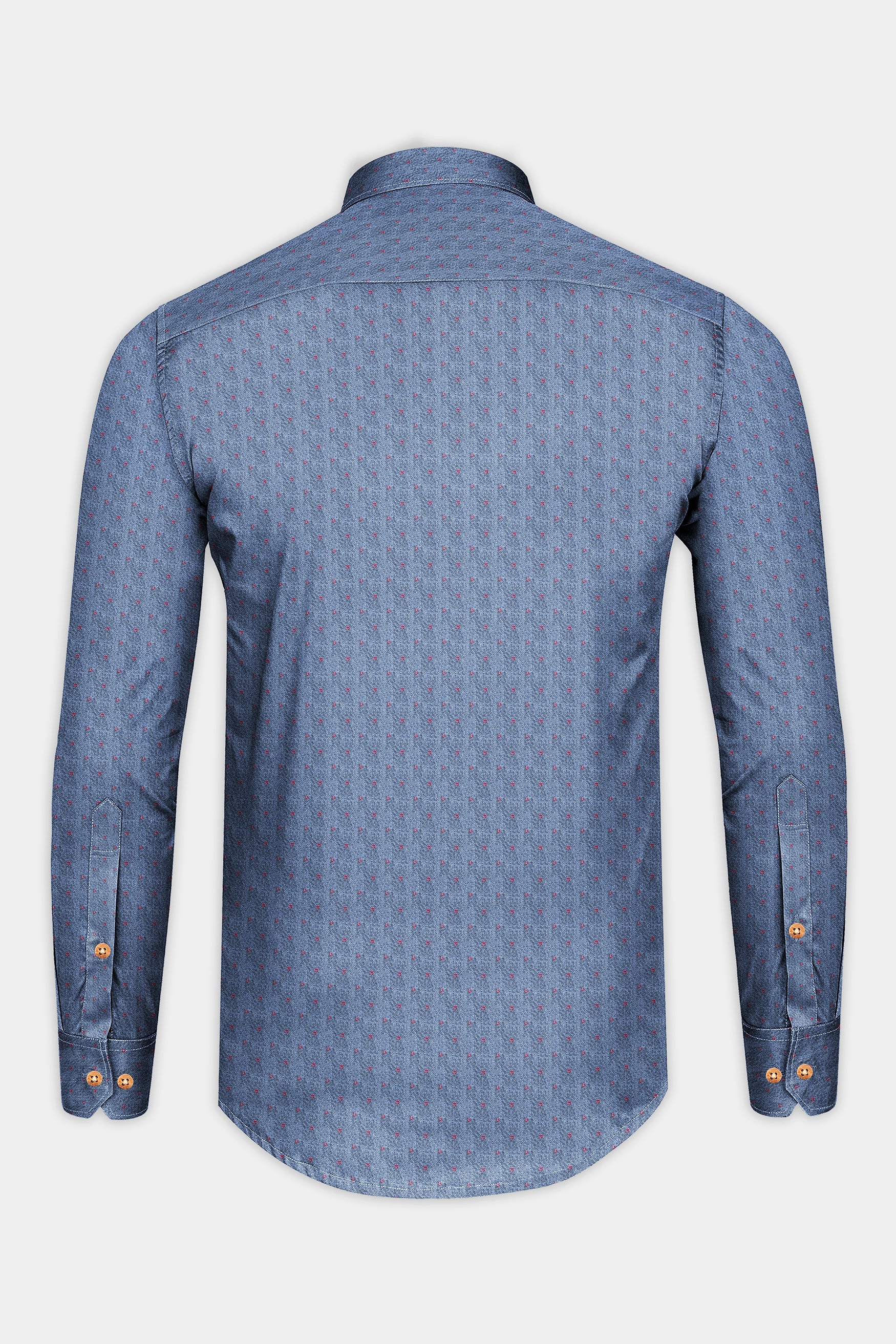 Scarpa Flow Grey with red Circles Printed Super Soft Premium Cotton Kurta Shirt