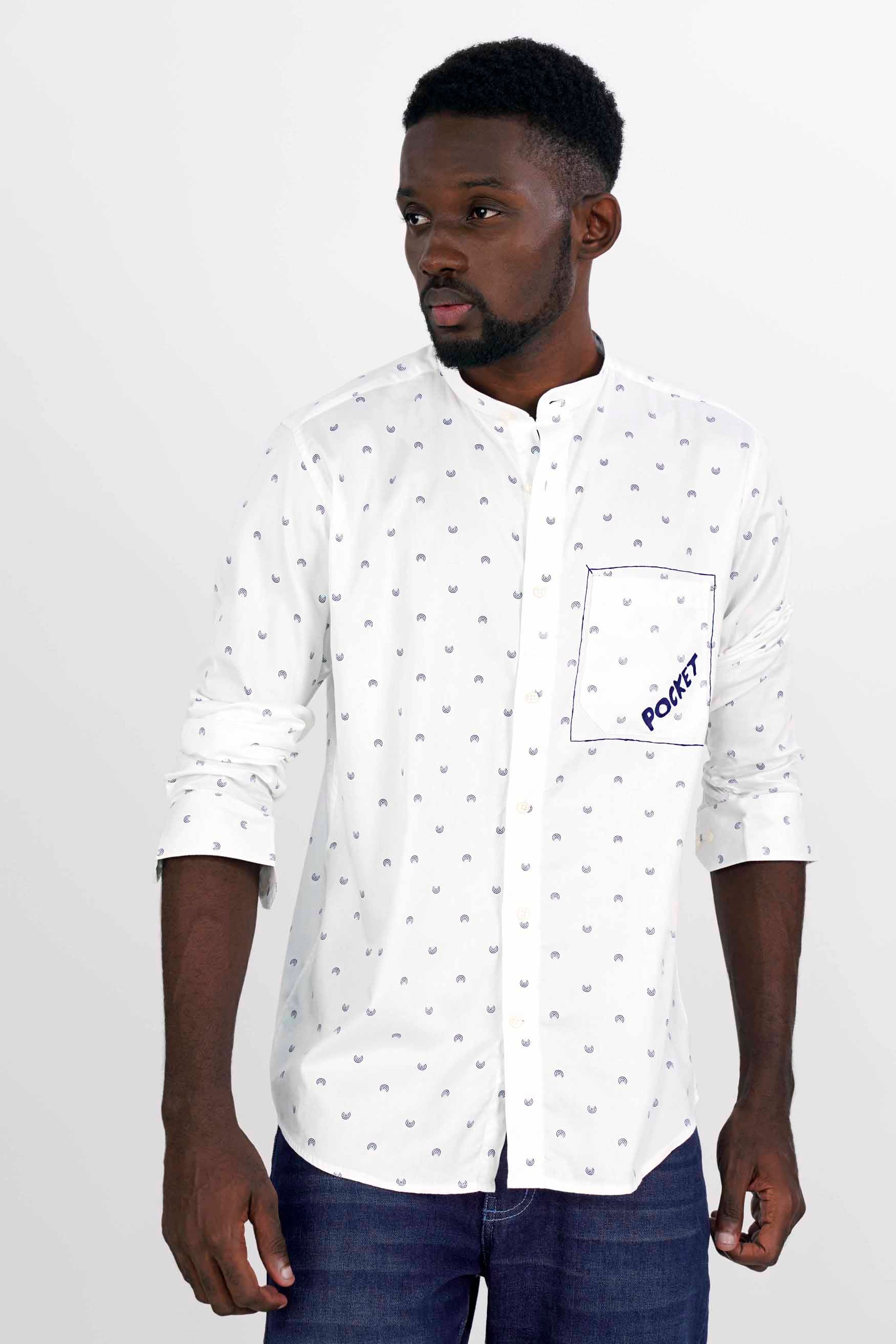 Bright White with Martinique Blue Hand Painted Super Soft Premium Cotton Designer Shirt 6336-M-ART-38, 6336-M-ART-H-38, 6336-M-ART-39, 6336-M-ART-H-39, 6336-M-ART-40, 6336-M-ART-H-40, 6336-M-ART-42, 6336-M-ART-H-42, 6336-M-ART-44, 6336-M-ART-H-44, 6336-M-ART-46, 6336-M-ART-H-46, 6336-M-ART-48, 6336-M-ART-H-48, 6336-M-ART-50, 6336-M-ART-H-50, 6336-M-ART-52, 6336-M-ART-H-52