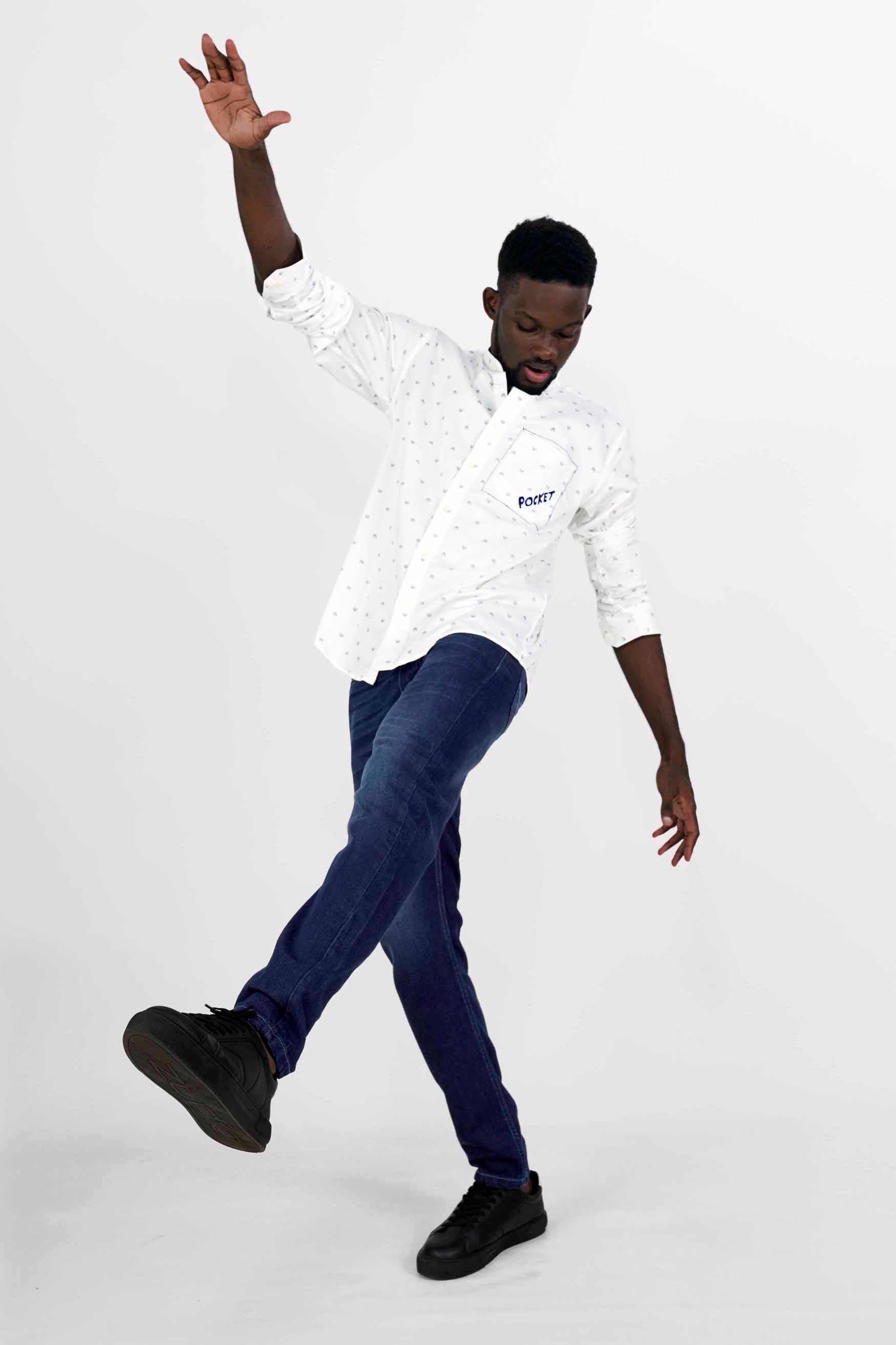 Bright White with Martinique Blue Hand Painted Super Soft Premium Cotton Designer Shirt 6336-M-ART-38, 6336-M-ART-H-38, 6336-M-ART-39, 6336-M-ART-H-39, 6336-M-ART-40, 6336-M-ART-H-40, 6336-M-ART-42, 6336-M-ART-H-42, 6336-M-ART-44, 6336-M-ART-H-44, 6336-M-ART-46, 6336-M-ART-H-46, 6336-M-ART-48, 6336-M-ART-H-48, 6336-M-ART-50, 6336-M-ART-H-50, 6336-M-ART-52, 6336-M-ART-H-52