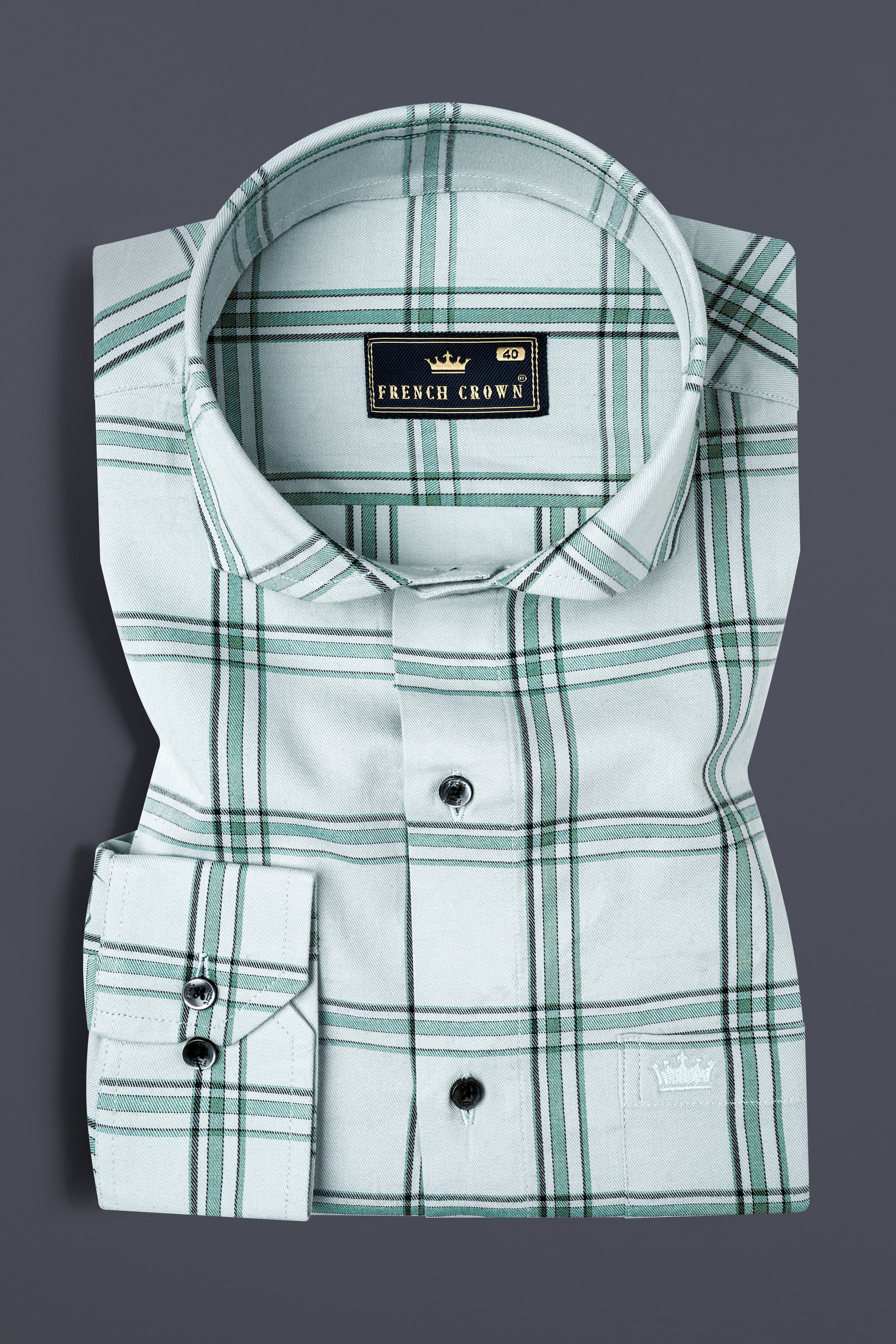 Loblolly Twill Windowpane Premium Cotton Shirt