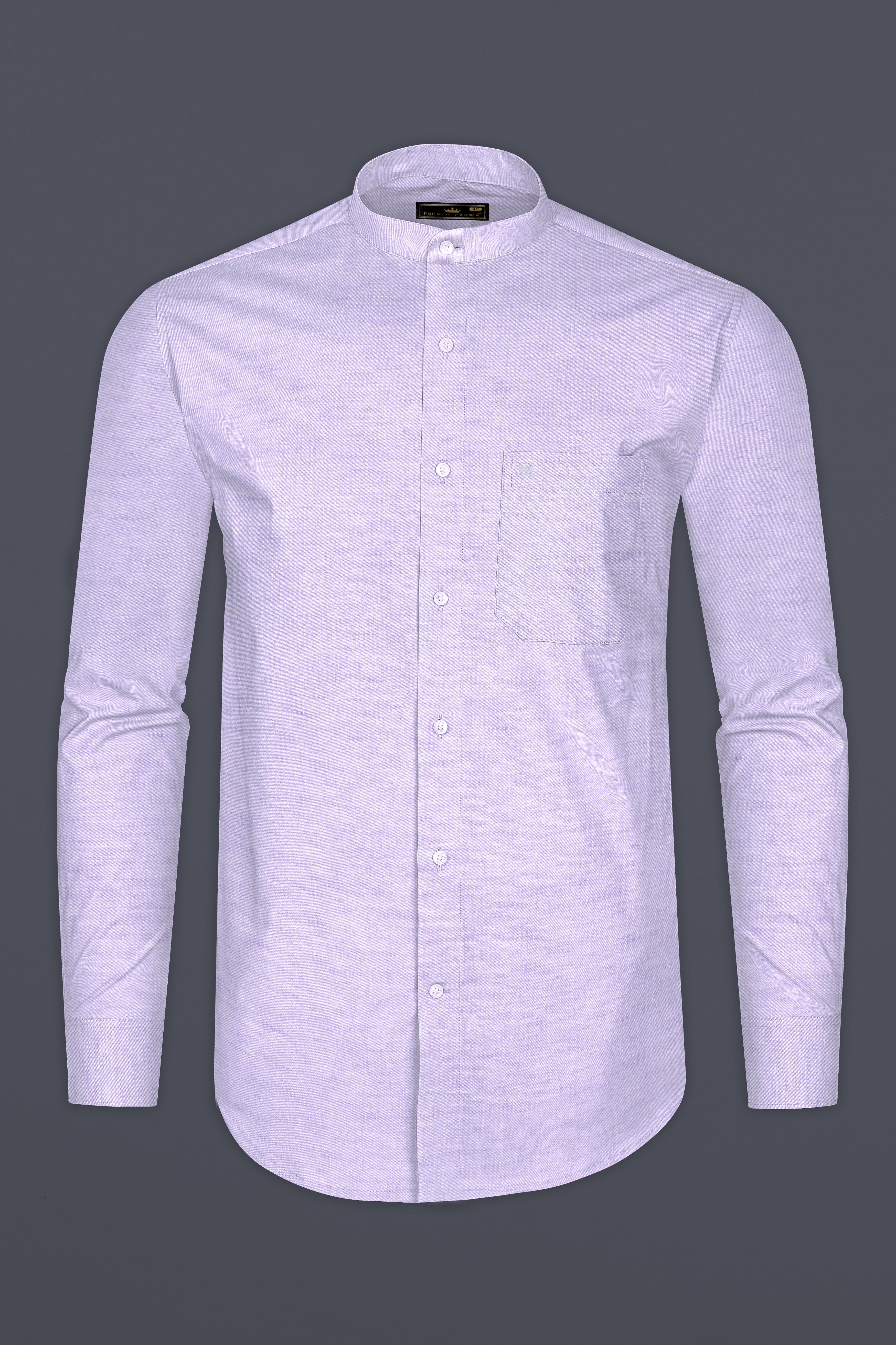 Thistle Violet Luxurious Linen Shirt