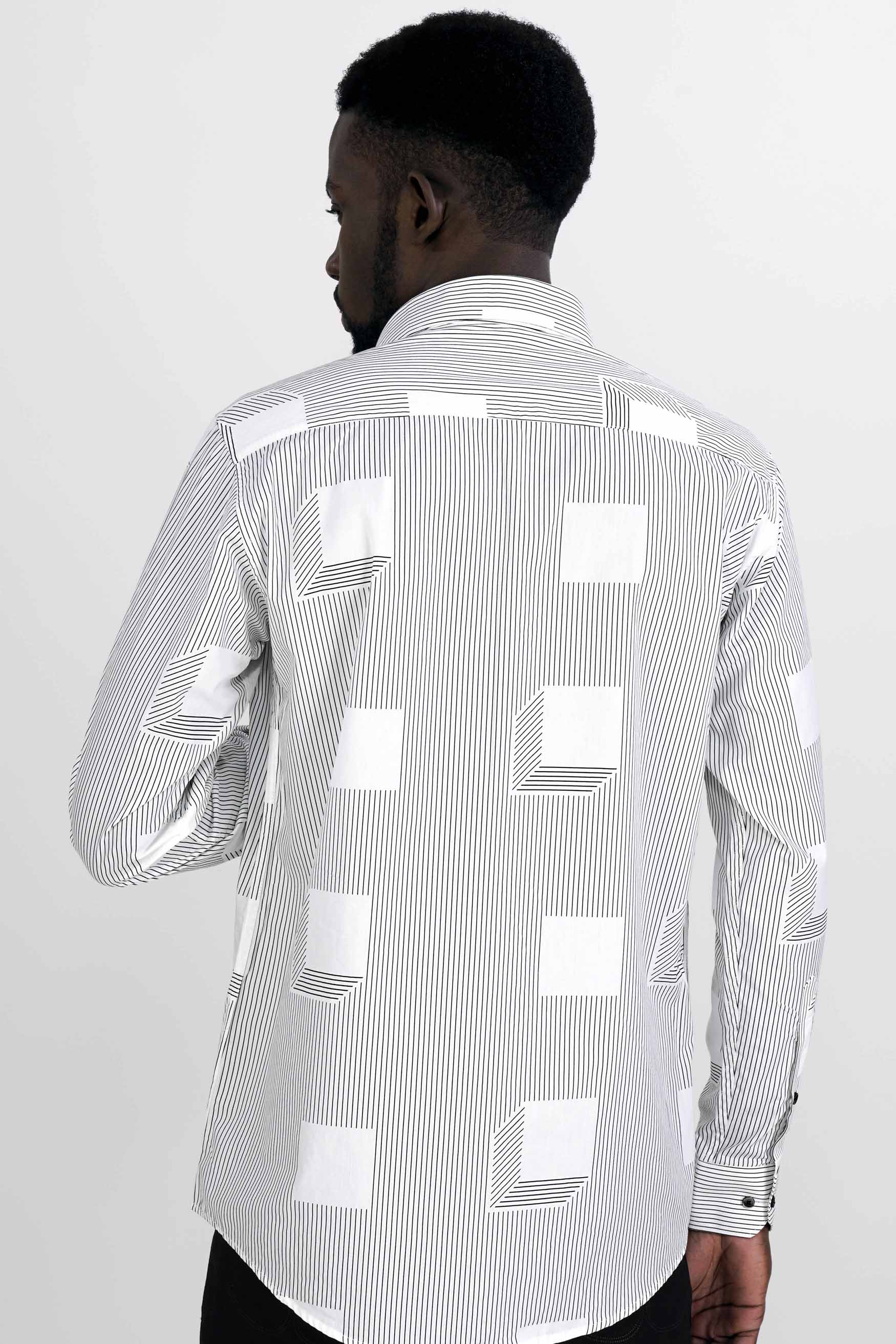 Jade Black and White Striped Hand Painted Twill Premium Cotton Designer Shirt 6464-CA-BLK-ART-38, 6464-CA-BLK-ART-H-38, 6464-CA-BLK-ART-39, 6464-CA-BLK-ART-H-39, 6464-CA-BLK-ART-40, 6464-CA-BLK-ART-H-40, 6464-CA-BLK-ART-42, 6464-CA-BLK-ART-H-42, 6464-CA-BLK-ART-44, 6464-CA-BLK-ART-H-44, 6464-CA-BLK-ART-46, 6464-CA-BLK-ART-H-46, 6464-CA-BLK-ART-48, 6464-CA-BLK-ART-H-48, 6464-CA-BLK-ART-50, 6464-CA-BLK-ART-H-50, 6464-CA-BLK-ART-52, 6464-CA-BLK-ART-H-52