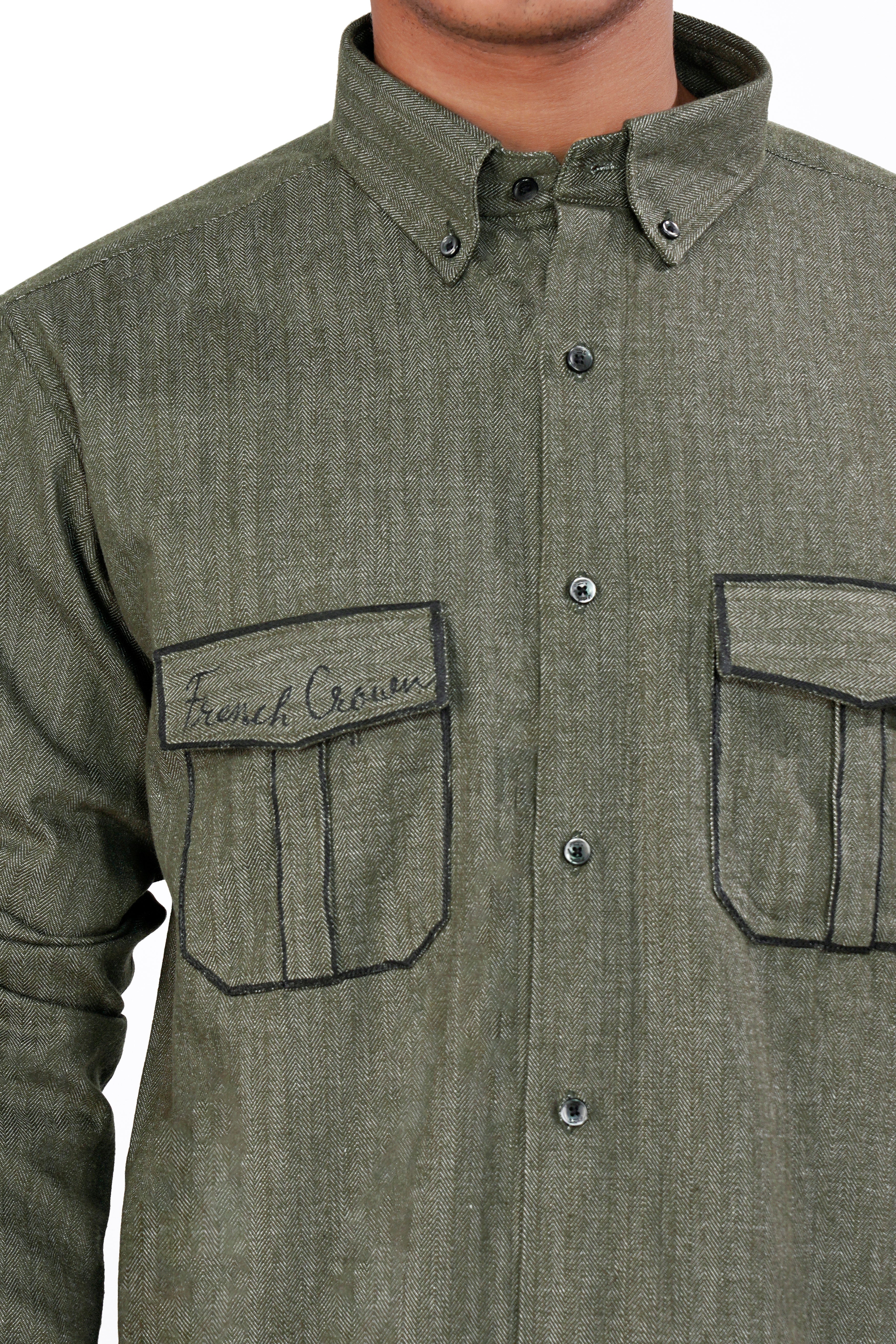 Finch Green Hand Painted Herringbone Designer Shirt 6467-BD-BLK-FP-ART-38, 6467-BD-BLK-FP-ART-H-38, 6467-BD-BLK-FP-ART-39, 6467-BD-BLK-FP-ART-H-39, 6467-BD-BLK-FP-ART-40, 6467-BD-BLK-FP-ART-H-40, 6467-BD-BLK-FP-ART-42, 6467-BD-BLK-FP-ART-H-42, 6467-BD-BLK-FP-ART-44, 6467-BD-BLK-FP-ART-H-44, 6467-BD-BLK-FP-ART-46, 6467-BD-BLK-FP-ART-H-46, 6467-BD-BLK-FP-ART-48, 6467-BD-BLK-FP-ART-H-48, 6467-BD-BLK-FP-ART-50, 6467-BD-BLK-FP-ART-H-50, 6467-BD-BLK-FP-ART-52, 6467-BD-BLK-FP-ART-H-52