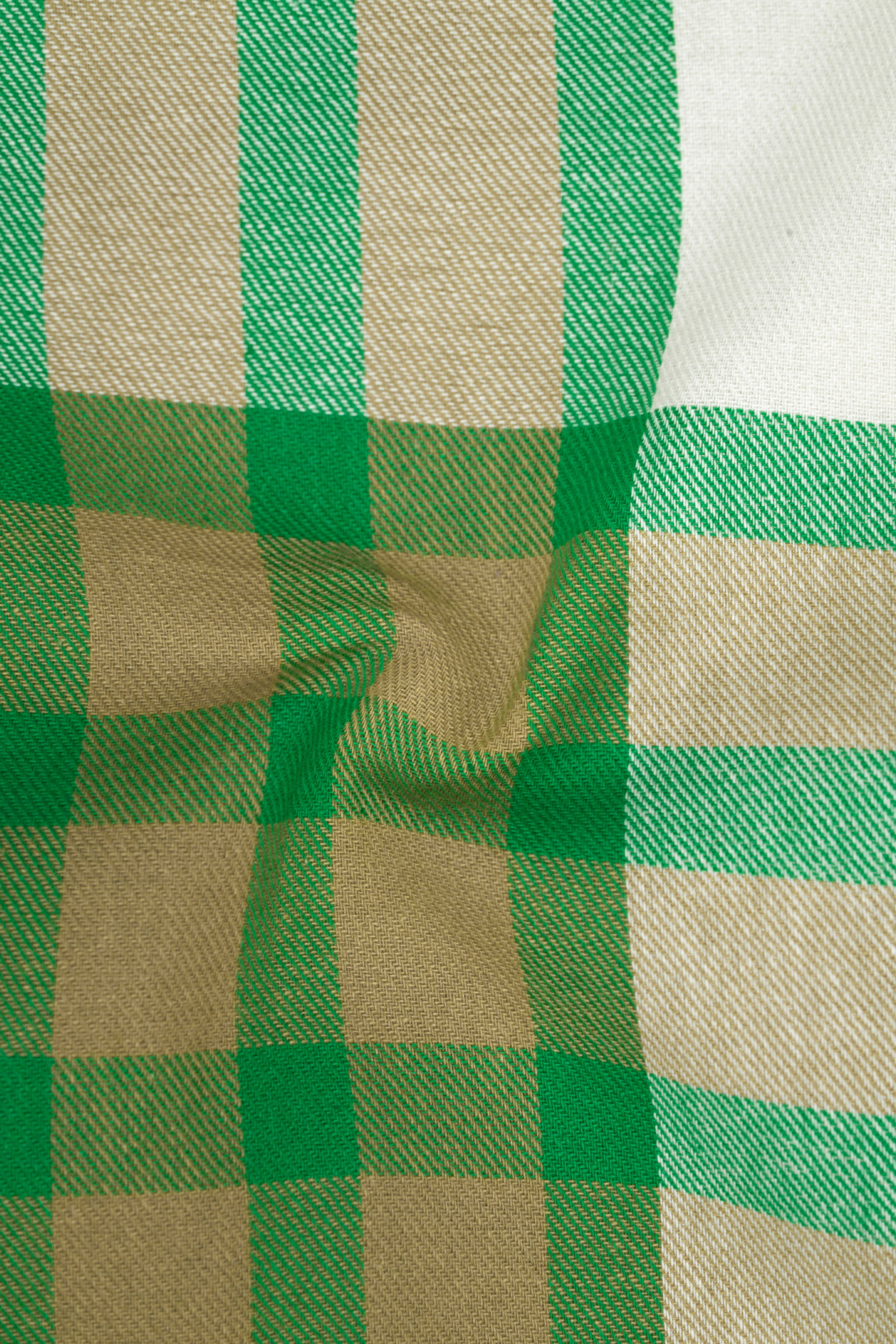 Chateau Green with Manhattan Checkered Flannel Shirt