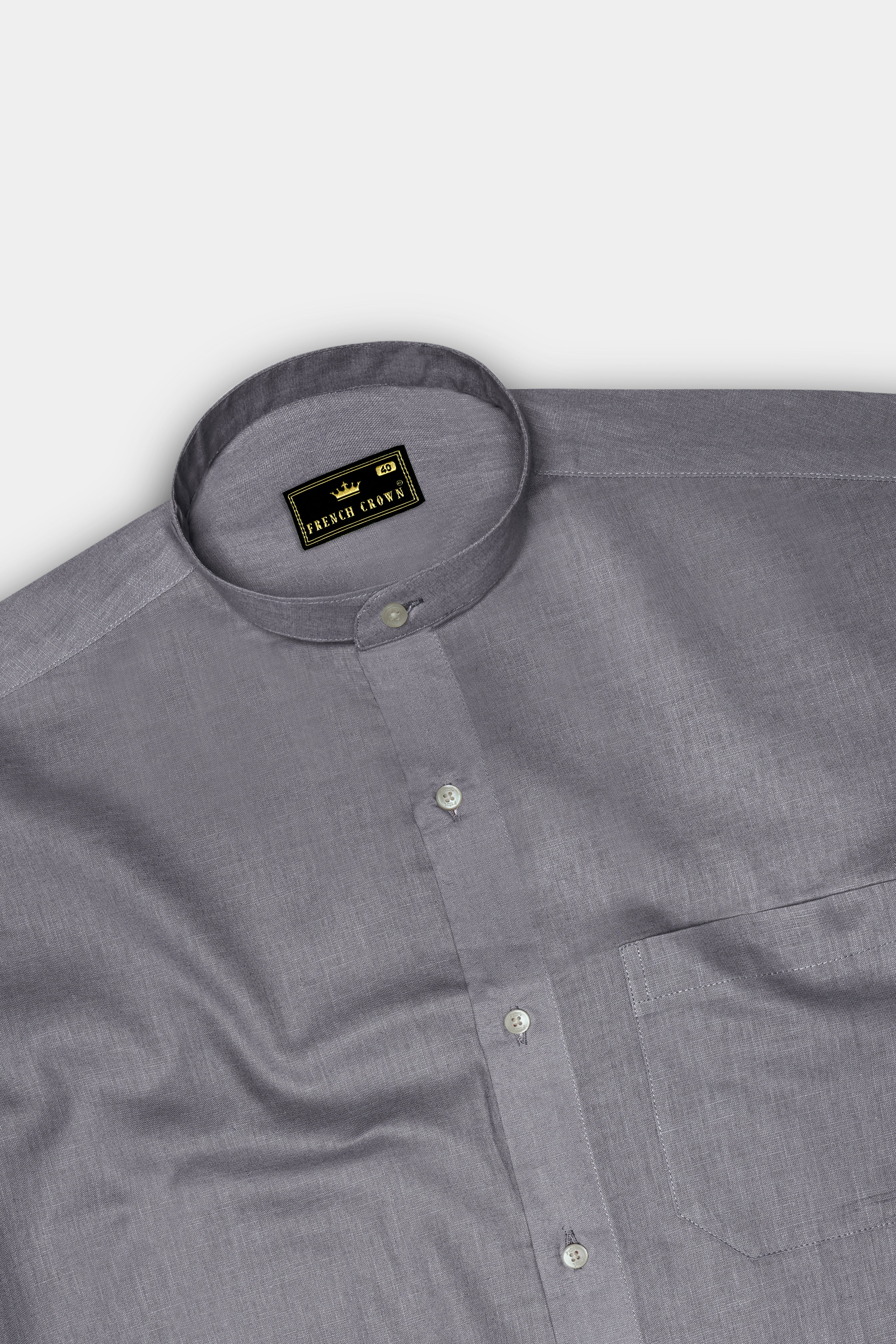 Rose Quartz Luxurious Linen Shirt