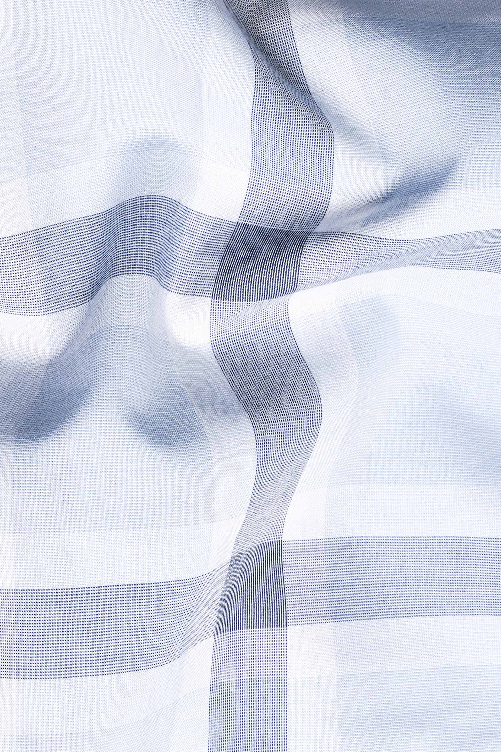 Bright White with Manatee Gray Checkered Embroidered Premium Cotton Designer Shirt 7098-BLK-E172-38, 7098-BLK-E172-H-38, 7098-BLK-E172-39, 7098-BLK-E172-H-39, 7098-BLK-E172-40, 7098-BLK-E172-H-40, 7098-BLK-E172-42, 7098-BLK-E172-H-42, 7098-BLK-E172-44, 7098-BLK-E172-H-44, 7098-BLK-E172-46, 7098-BLK-E172-H-46, 7098-BLK-E172-48, 7098-BLK-E172-H-48, 7098-BLK-E172-50, 7098-BLK-E172-H-50, 7098-BLK-E172-52, 7098-BLK-E172-H-52