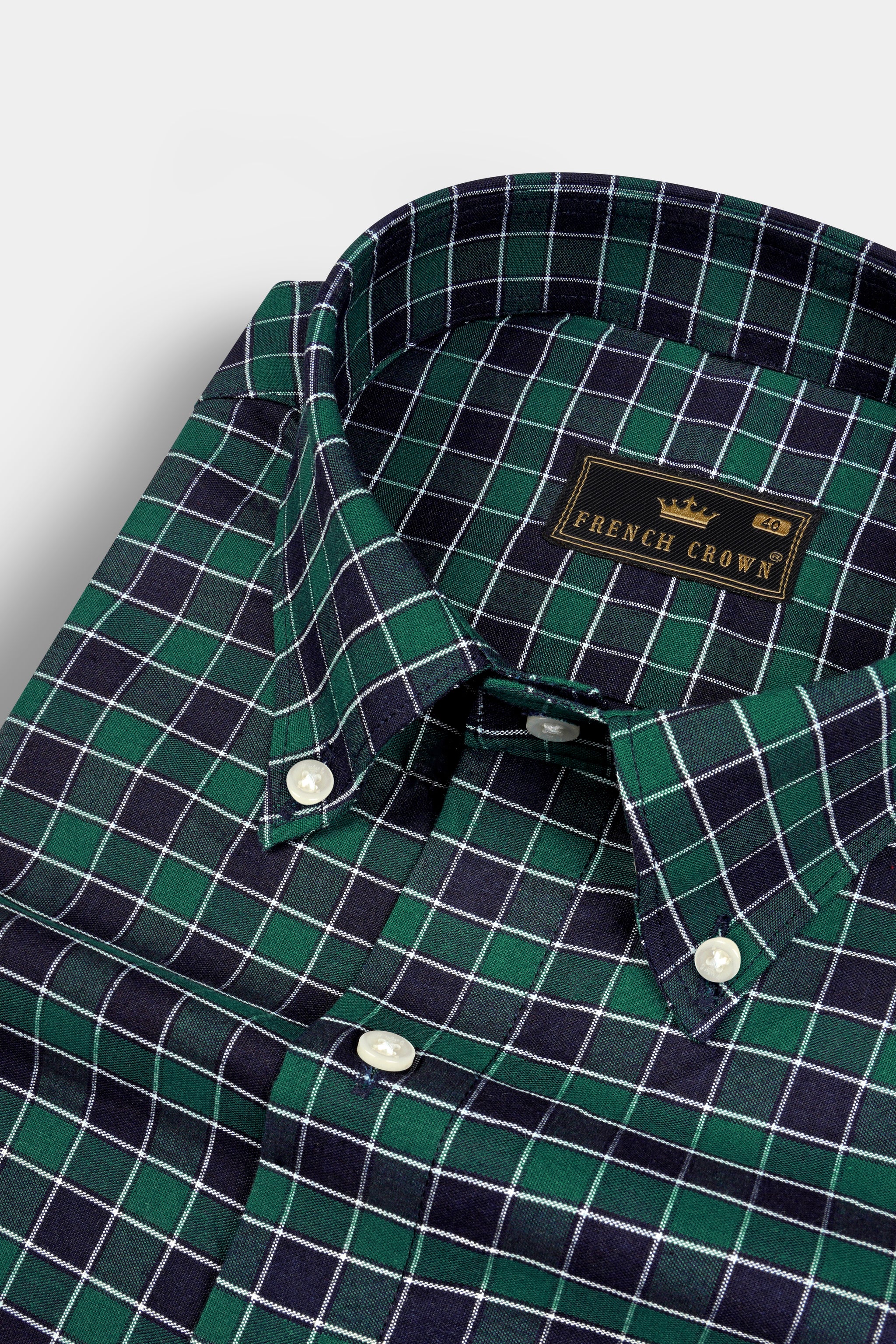 Men Solid Causal Green Shirt main image 1