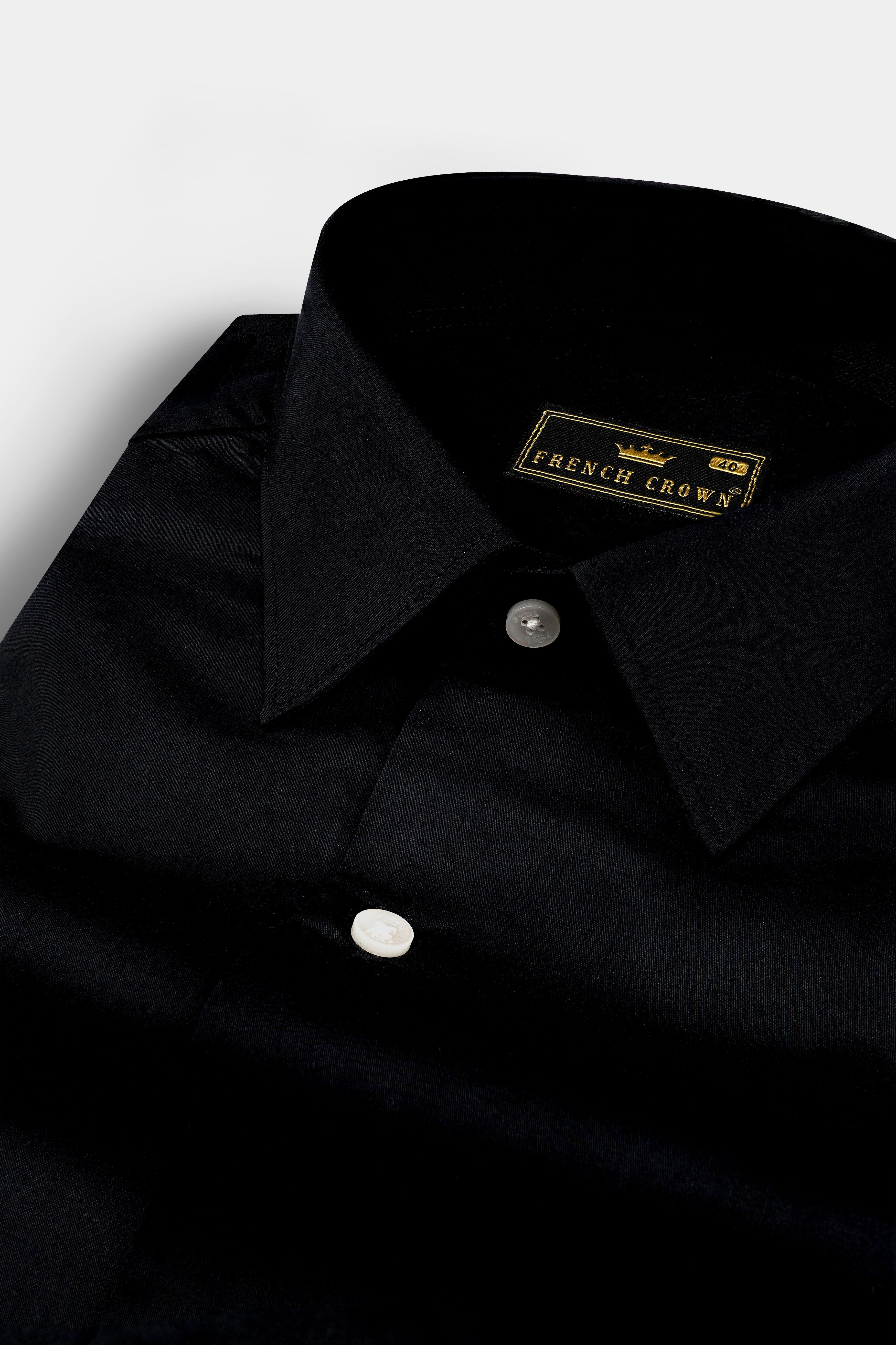 Jade Black with Tiger Printed Super Soft Premium Cotton Designer Shirt