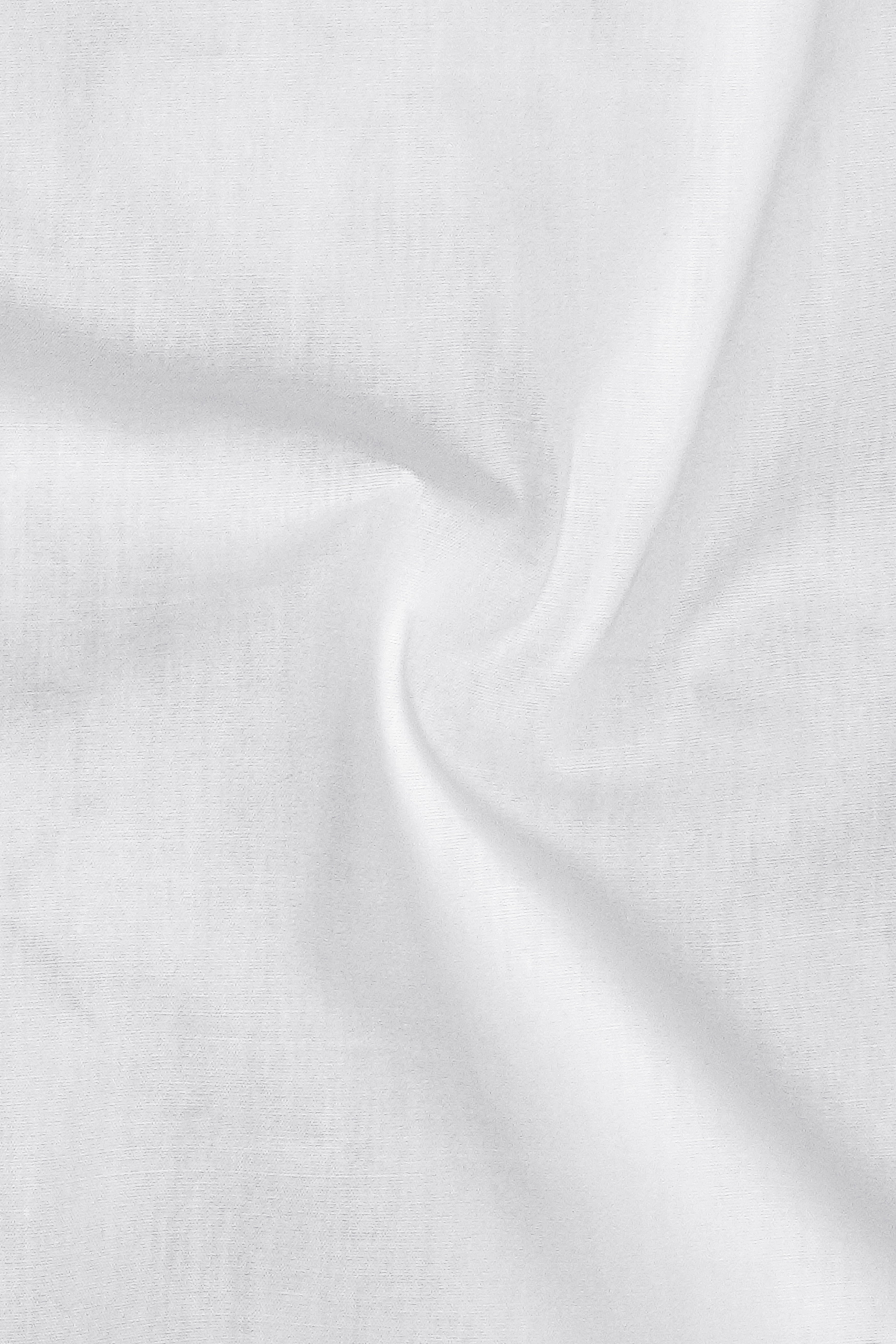 Bright White Premium Cotton Designer Shirt