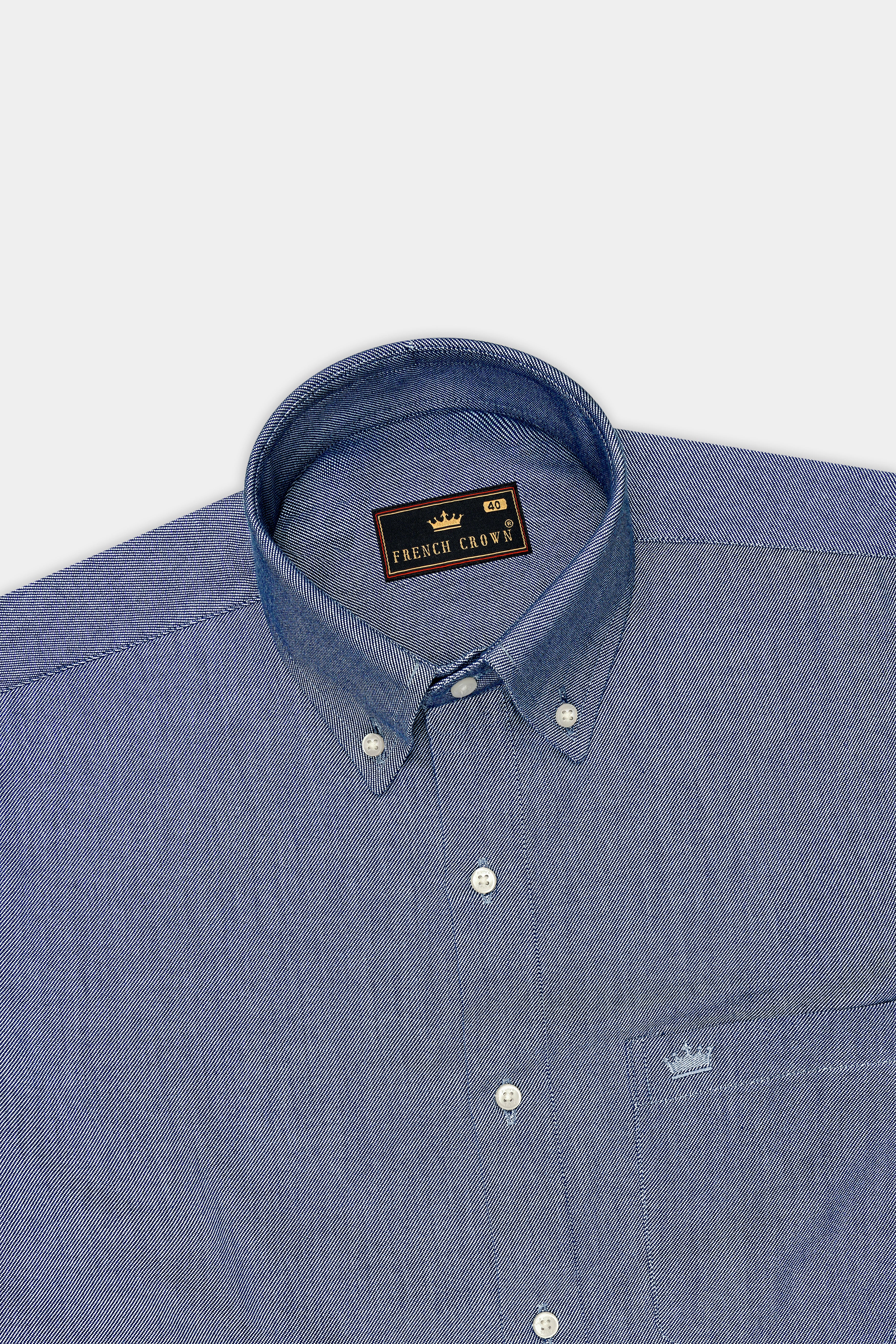 Rock Cloud Chambray Premium Cotton Overshirt/Shacket