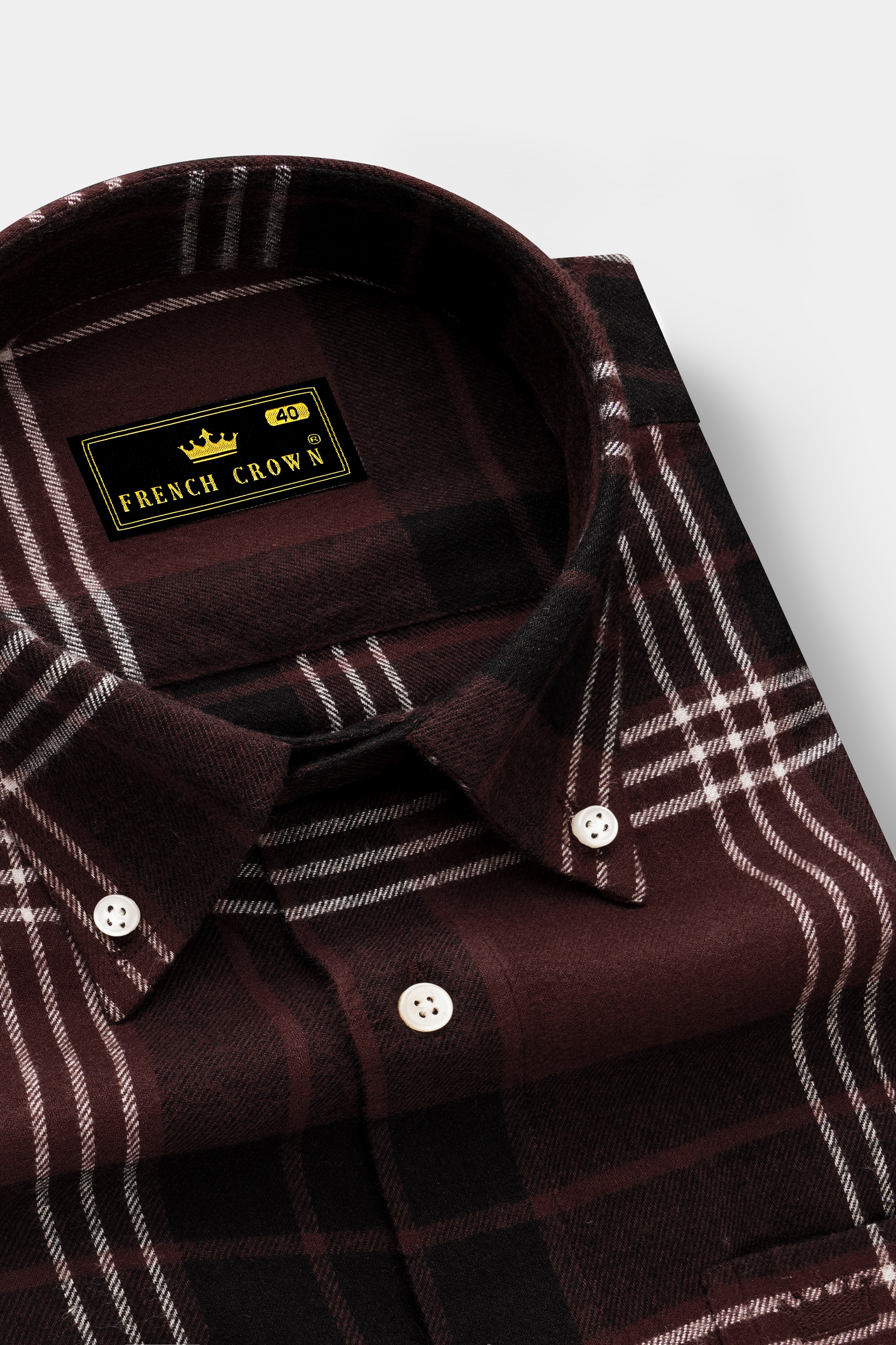 Cab Sav Brown Plaid Super Soft Flannel Overshirt/Shacket