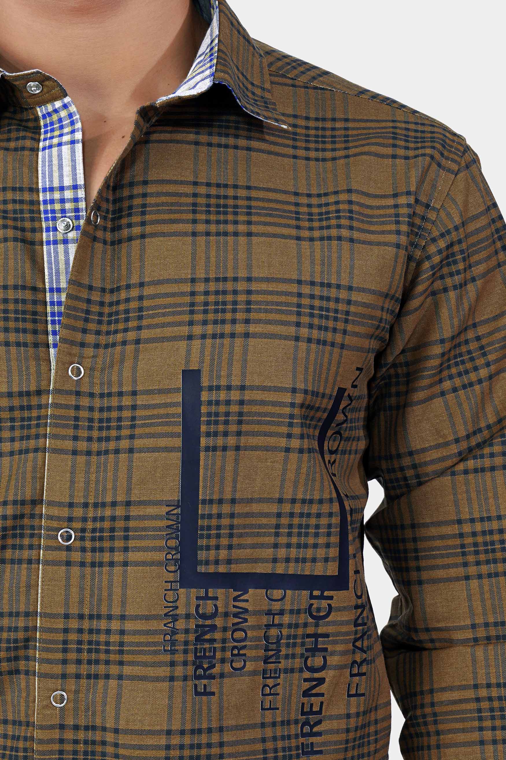 Dirt Brown and Space Cadet Blue Printed Royal Oxford Reversible Shirt 7587-RPRT75-38, 7587-RPRT75-H-38, 7587-RPRT75-39, 7587-RPRT75-H-39, 7587-RPRT75-40, 7587-RPRT75-H-40, 7587-RPRT75-42, 7587-RPRT75-H-42, 7587-RPRT75-44, 7587-RPRT75-H-44, 7587-RPRT75-46, 7587-RPRT75-H-46, 7587-RPRT75-48, 7587-RPRT75-H-48, 7587-RPRT75-50, 7587-RPRT75-H-50, 7587-RPRT75-52, 7587-RPRT75-H-52