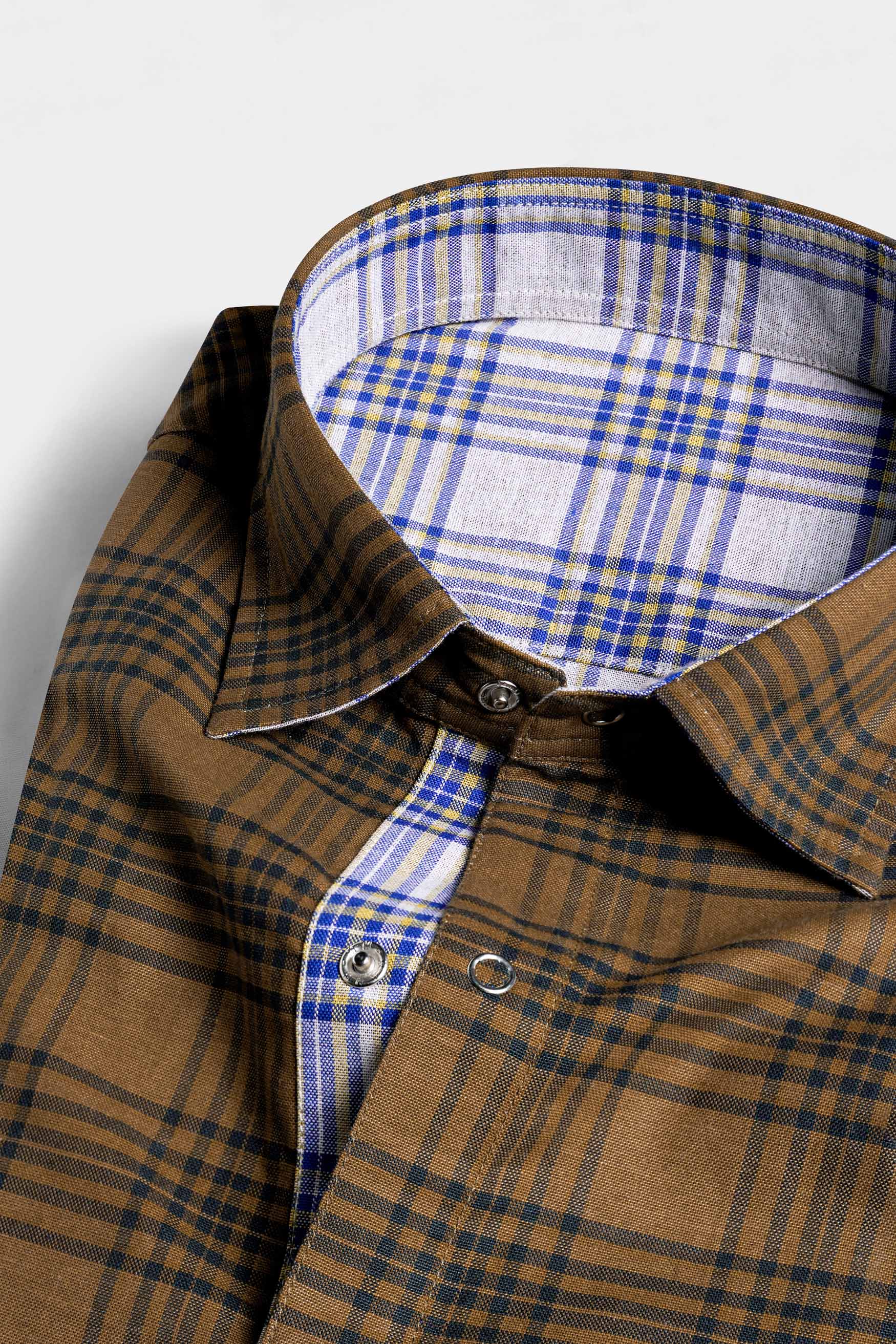 Dirt Brown and Space Cadet Blue Printed Royal Oxford Reversible Shirt 7587-RPRT75-38, 7587-RPRT75-H-38, 7587-RPRT75-39, 7587-RPRT75-H-39, 7587-RPRT75-40, 7587-RPRT75-H-40, 7587-RPRT75-42, 7587-RPRT75-H-42, 7587-RPRT75-44, 7587-RPRT75-H-44, 7587-RPRT75-46, 7587-RPRT75-H-46, 7587-RPRT75-48, 7587-RPRT75-H-48, 7587-RPRT75-50, 7587-RPRT75-H-50, 7587-RPRT75-52, 7587-RPRT75-H-52