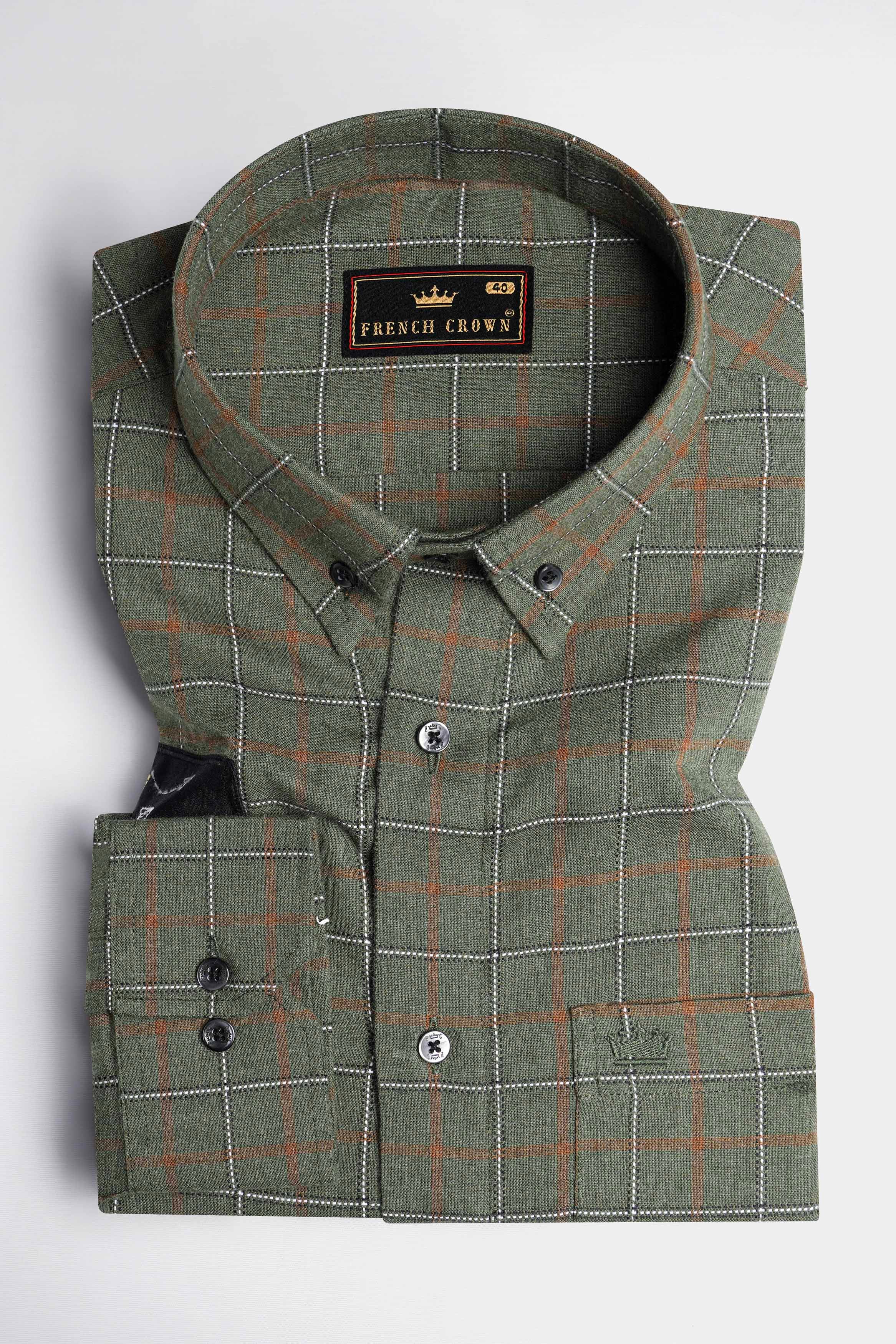 Stonewall Green and Brownish Checkered with Funky Patchwork Dobby Textured Premium Giza Cotton Designer Shirt 7840-BD-BLK-E164-38, 7840-BD-BLK-E164-H-38, 7840-BD-BLK-E164-39, 7840-BD-BLK-E164-H-39, 7840-BD-BLK-E164-40, 7840-BD-BLK-E164-H-40, 7840-BD-BLK-E164-42, 7840-BD-BLK-E164-H-42, 7840-BD-BLK-E164-44, 7840-BD-BLK-E164-H-44, 7840-BD-BLK-E164-46, 7840-BD-BLK-E164-H-46, 7840-BD-BLK-E164-48, 7840-BD-BLK-E164-H-48, 7840-BD-BLK-E164-50, 7840-BD-BLK-E164-H-50, 7840-BD-BLK-E164-52, 7840-BD-BLK-E164-H-52