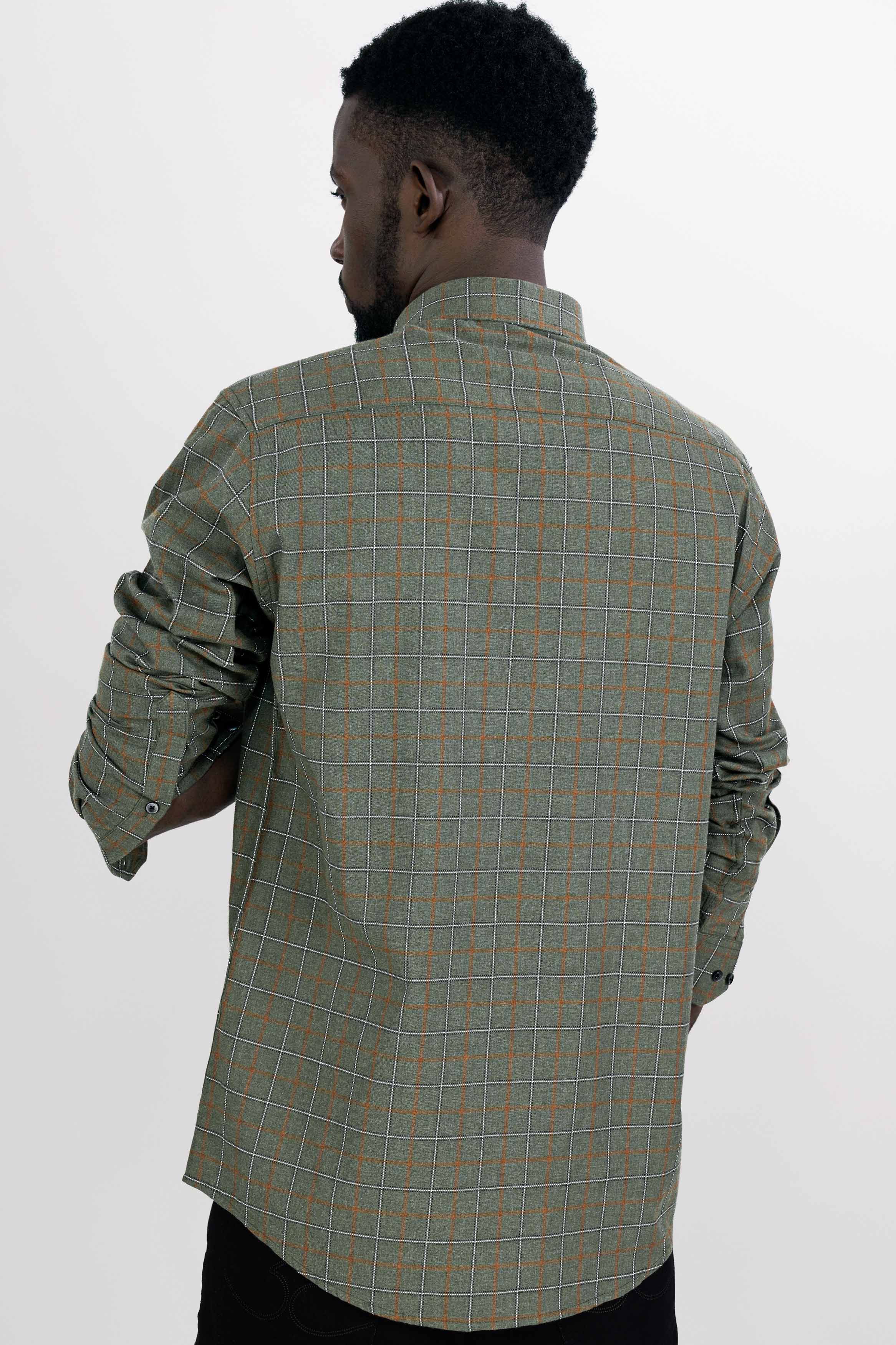 Stonewall Green and Brownish Checkered with Funky Patchwork Dobby Textured Premium Giza Cotton Designer Shirt 7840-BD-BLK-E164-38, 7840-BD-BLK-E164-H-38, 7840-BD-BLK-E164-39, 7840-BD-BLK-E164-H-39, 7840-BD-BLK-E164-40, 7840-BD-BLK-E164-H-40, 7840-BD-BLK-E164-42, 7840-BD-BLK-E164-H-42, 7840-BD-BLK-E164-44, 7840-BD-BLK-E164-H-44, 7840-BD-BLK-E164-46, 7840-BD-BLK-E164-H-46, 7840-BD-BLK-E164-48, 7840-BD-BLK-E164-H-48, 7840-BD-BLK-E164-50, 7840-BD-BLK-E164-H-50, 7840-BD-BLK-E164-52, 7840-BD-BLK-E164-H-52