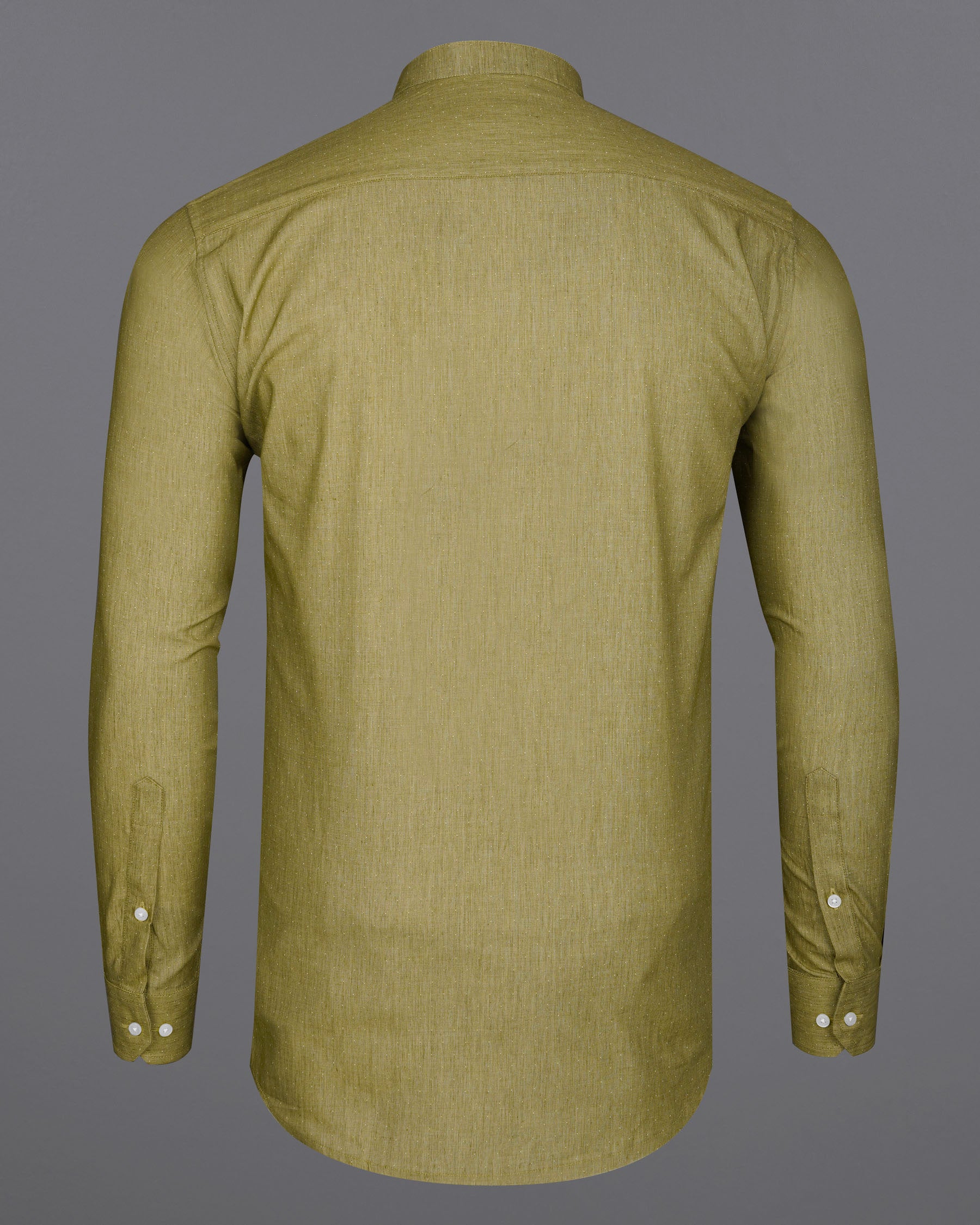 Museli Brown Dobby Textured Premium Giza Cotton Shirt