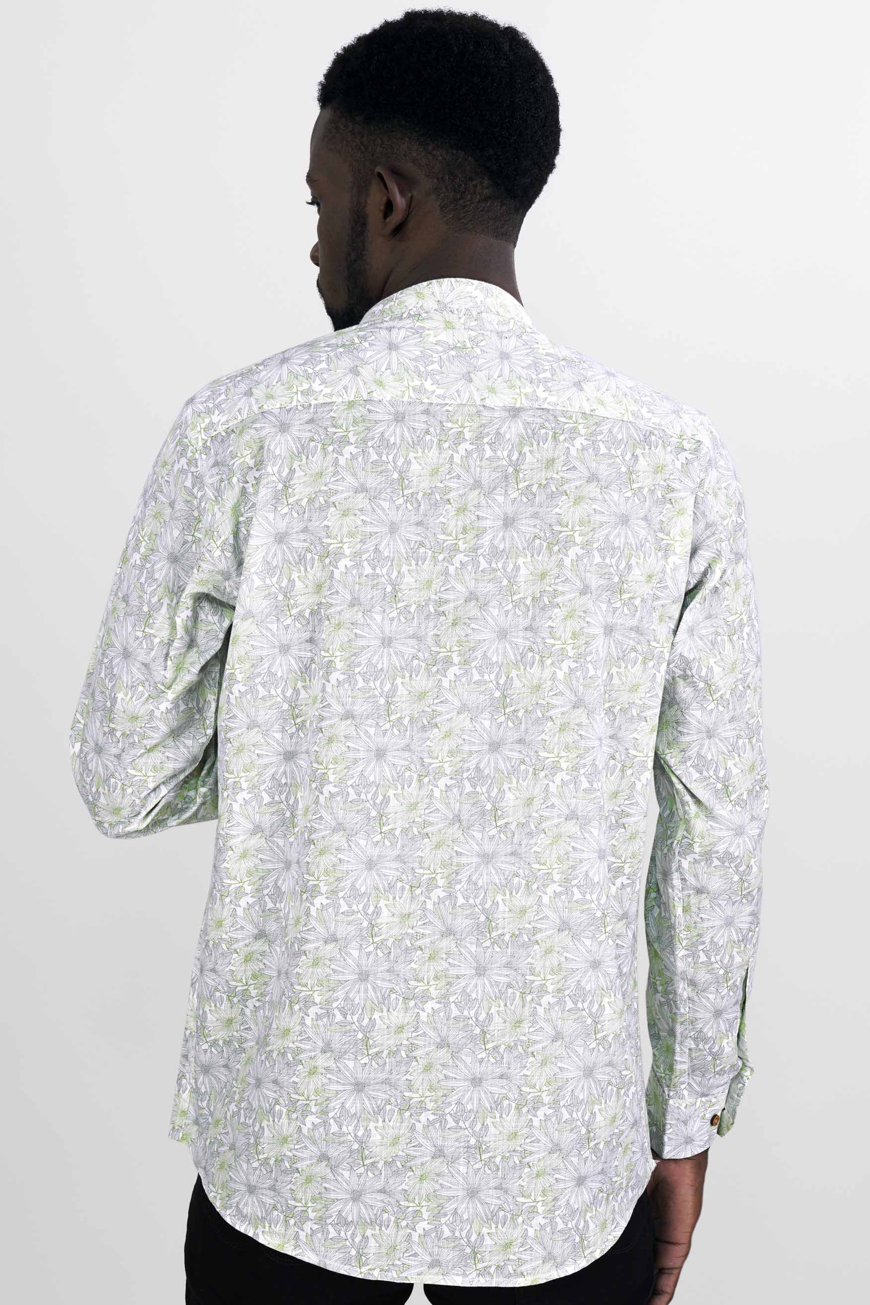 Bright White with Coriander Green and Chatelle Gray Patchwork Luxurious Linen Designer Kurta Shirt 7933-KS-E168-38, 7933-KS-E168-H-38, 7933-KS-E168-39, 7933-KS-E168-H-39, 7933-KS-E168-40, 7933-KS-E168-H-40, 7933-KS-E168-42, 7933-KS-E168-H-42, 7933-KS-E168-44, 7933-KS-E168-H-44, 7933-KS-E168-46, 7933-KS-E168-H-46, 7933-KS-E168-48, 7933-KS-E168-H-48, 7933-KS-E168-50, 7933-KS-E168-H-50, 7933-KS-E168-52, 7933-KS-E168-H-52