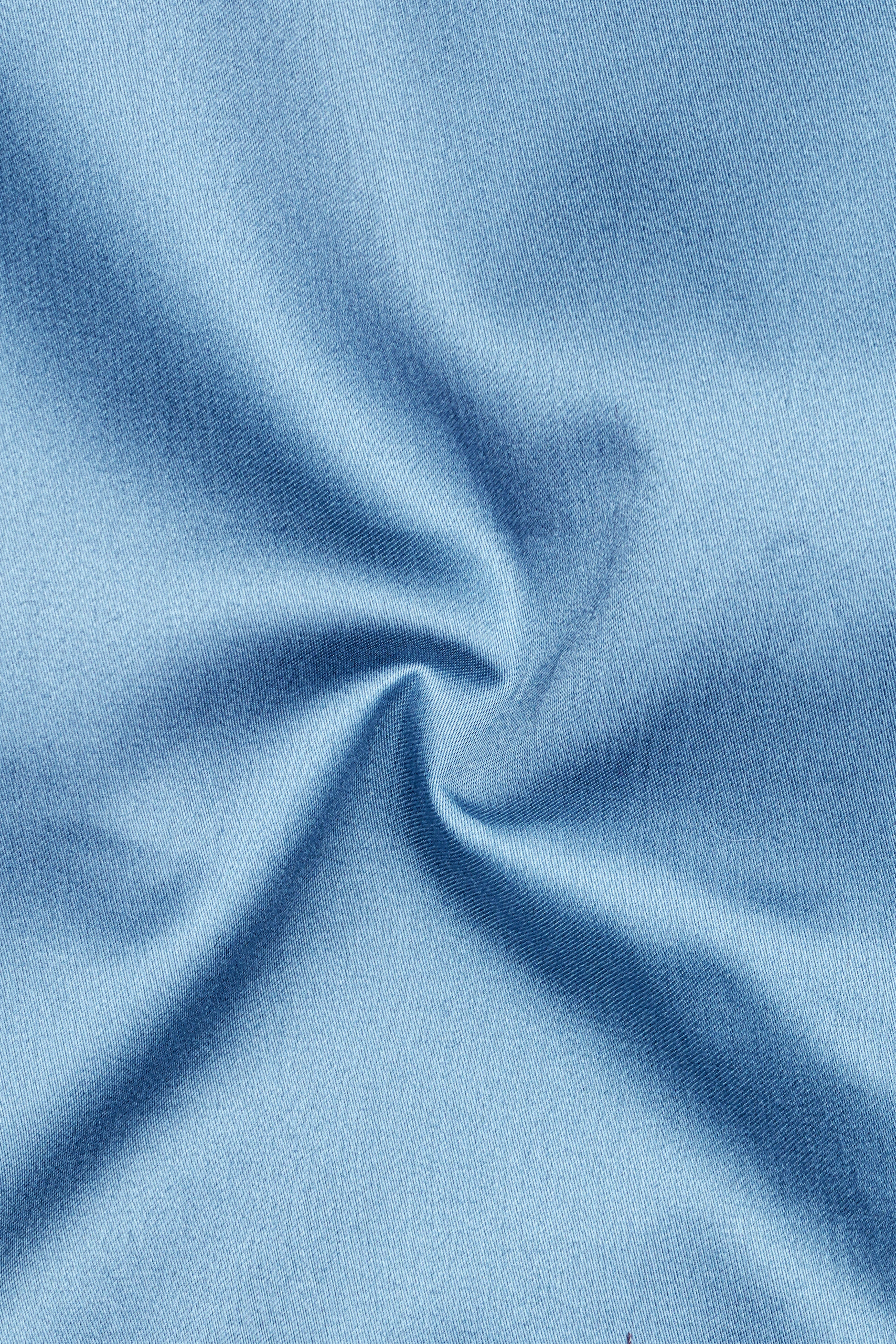 Bluish Cyan Blue Super Soft Premium Cotton Shirt
