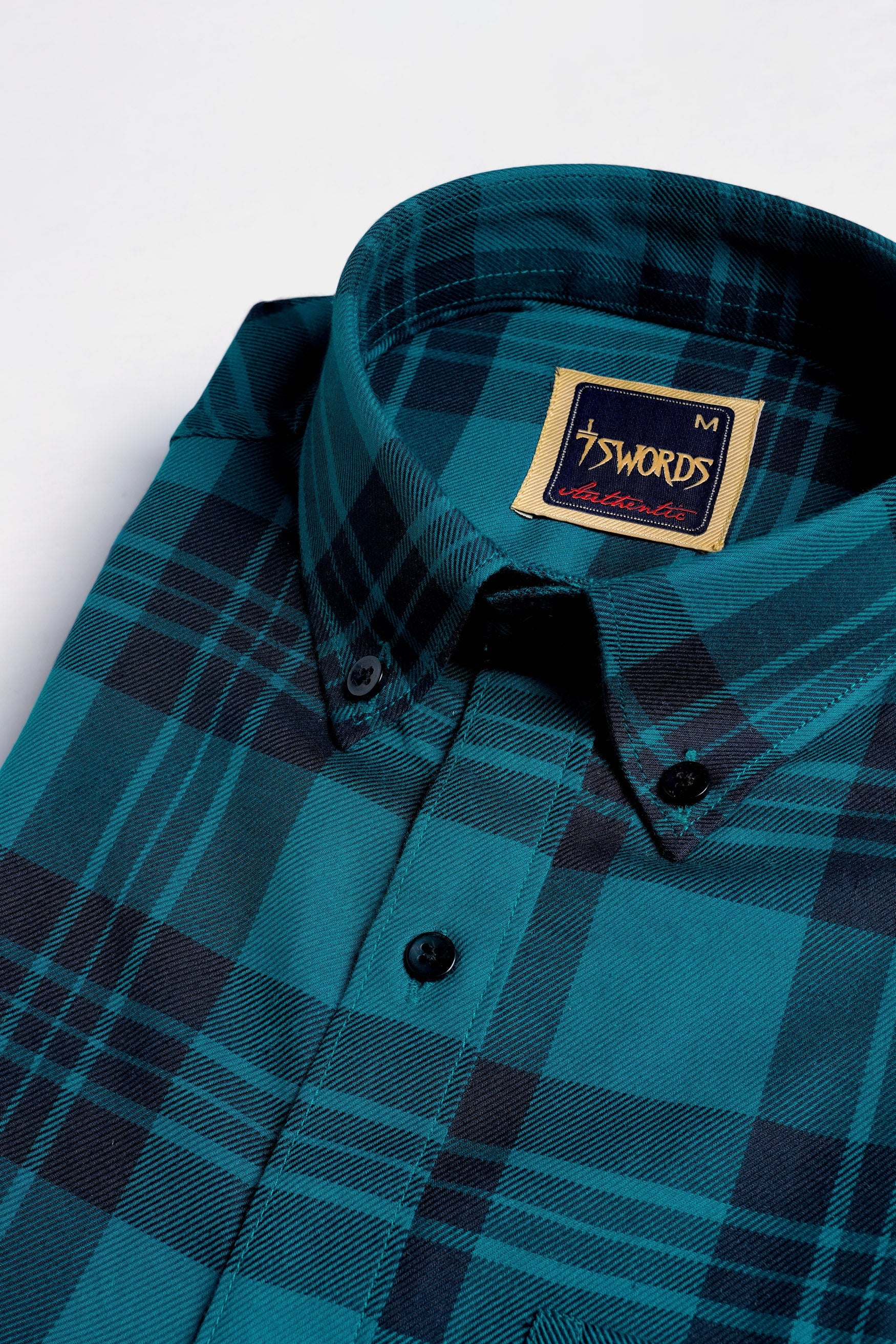 7swords-Teal Blue and Haiti Blue Plaid Premium Cotton Button Down Shirt 7S-105-BD-BLK-38, 7S-105-BD-BLK-H-38, 7S-105-BD-BLK-39, 7S-105-BD-BLK-H-39, 7S-105-BD-BLK-40, 7S-105-BD-BLK-H-40, 7S-105-BD-BLK-42, 7S-105-BD-BLK-H-42, 7S-105-BD-BLK-44, 7S-105-BD-BLK-H-44, 7S-105-BD-BLK-46, 7S-105-BD-BLK-H-46, 7S-105-BD-BLK-48, 7S-105-BD-BLK-H-48, 7S-105-BD-BLK-50, 7S-105-BD-BLK-H-50, 7S-105-BD-BLK-52, 7S-105-BD-BLK-H-52