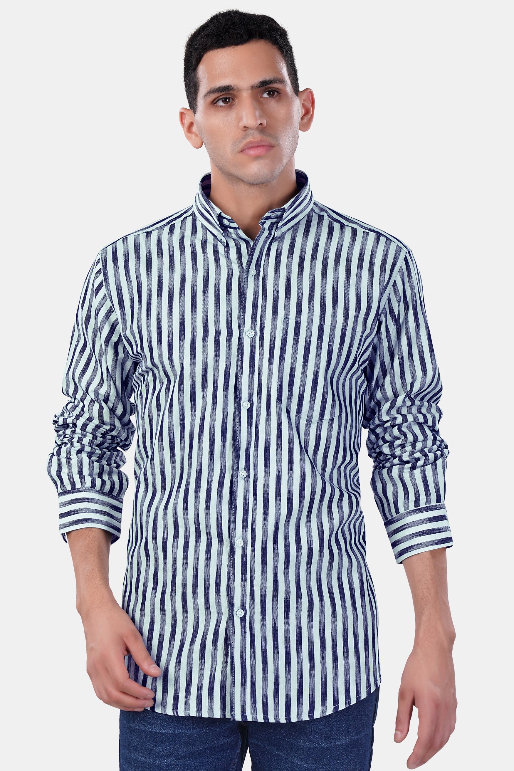 7swords-Ziggurat Blue and Ebony Clay Blue Striped Premium Cotton Shirt 7S-108-BD-38, 7S-108-BD-H-38, 7S-108-BD-39, 7S-108-BD-H-39, 7S-108-BD-40, 7S-108-BD-H-40, 7S-108-BD-42, 7S-108-BD-H-42, 7S-108-BD-44, 7S-108-BD-H-44, 7S-108-BD-46, 7S-108-BD-H-46, 7S-108-BD-48, 7S-108-BD-H-48, 7S-108-BD-50, 7S-108-BD-H-50, 7S-108-BD-52, 7S-108-BD-H-52