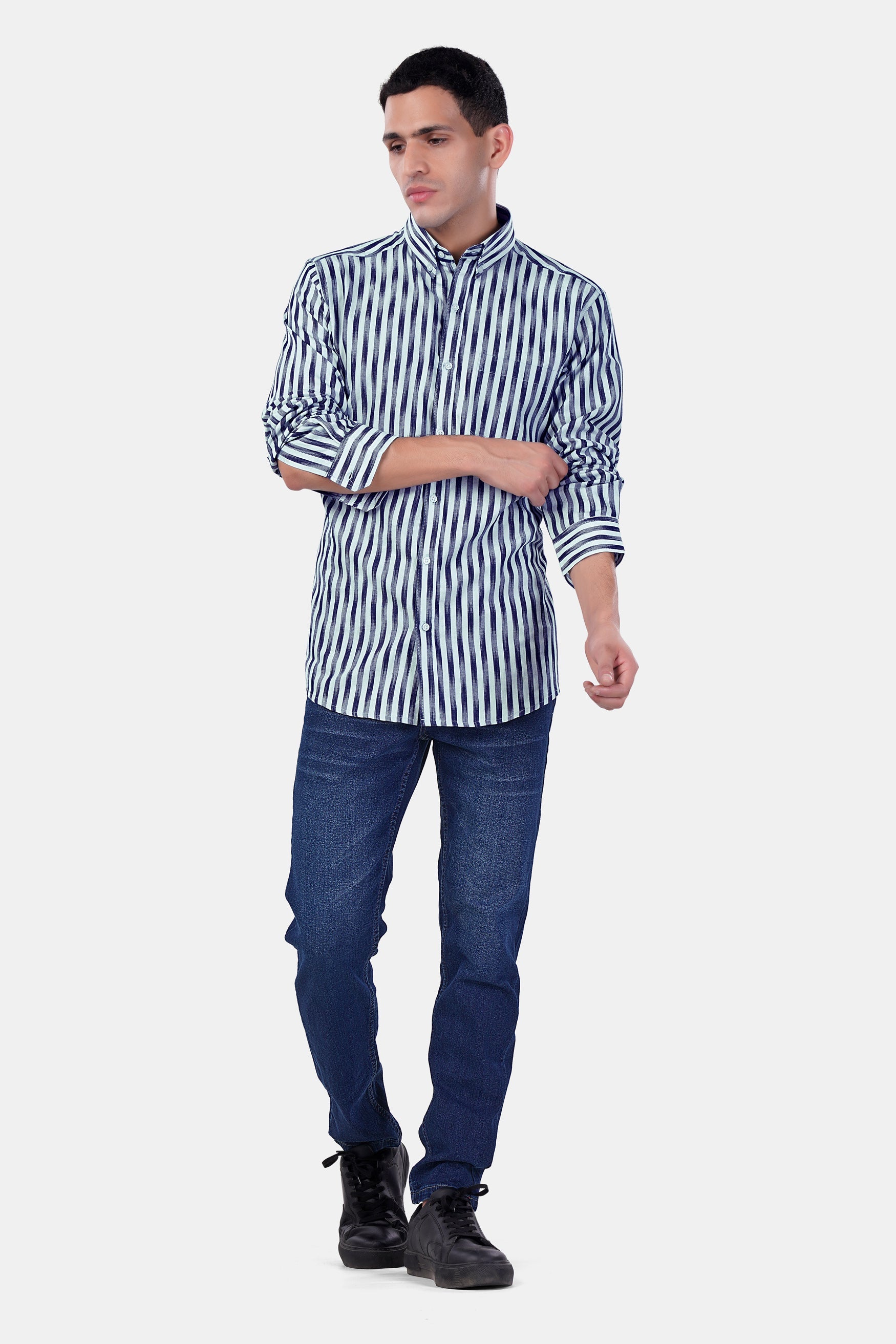 7swords-Ziggurat Blue and Ebony Clay Blue Striped Premium Cotton Shirt 7S-108-BD-38, 7S-108-BD-H-38, 7S-108-BD-39, 7S-108-BD-H-39, 7S-108-BD-40, 7S-108-BD-H-40, 7S-108-BD-42, 7S-108-BD-H-42, 7S-108-BD-44, 7S-108-BD-H-44, 7S-108-BD-46, 7S-108-BD-H-46, 7S-108-BD-48, 7S-108-BD-H-48, 7S-108-BD-50, 7S-108-BD-H-50, 7S-108-BD-52, 7S-108-BD-H-52