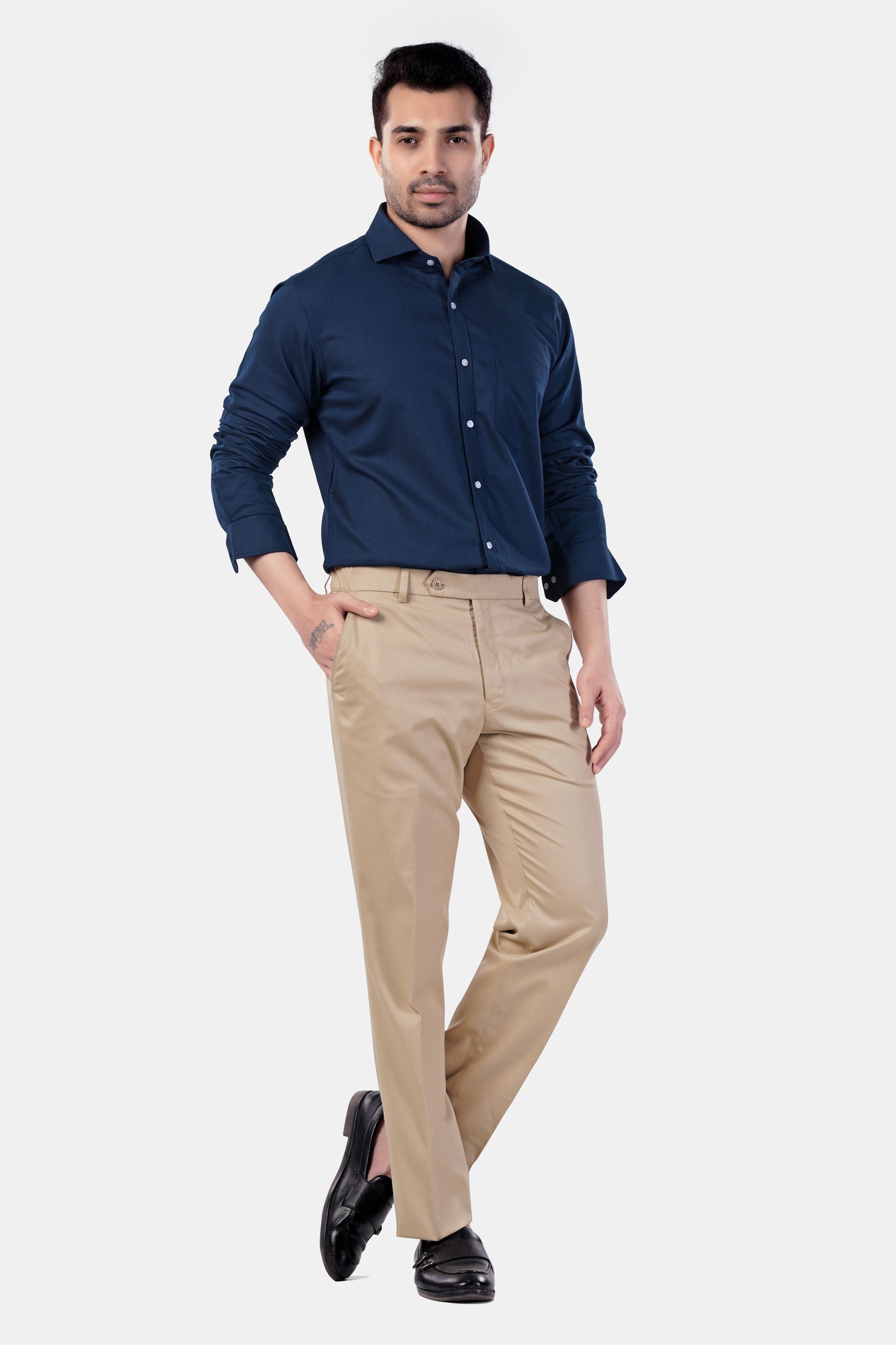 7swords-Gable Blue Herringbone Pattern Premium Cotton Shirt 7S-129-CA-38, 7S-129-CA-H-38, 7S-129-CA-39, 7S-129-CA-H-39, 7S-129-CA-40, 7S-129-CA-H-40, 7S-129-CA-42, 7S-129-CA-H-42, 7S-129-CA-44, 7S-129-CA-H-44, 7S-129-CA-46, 7S-129-CA-H-46, 7S-129-CA-48, 7S-129-CA-H-48, 7S-129-CA-50, 7S-129-CA-H-50, 7S-129-CA-52, 7S-129-CA-H-52