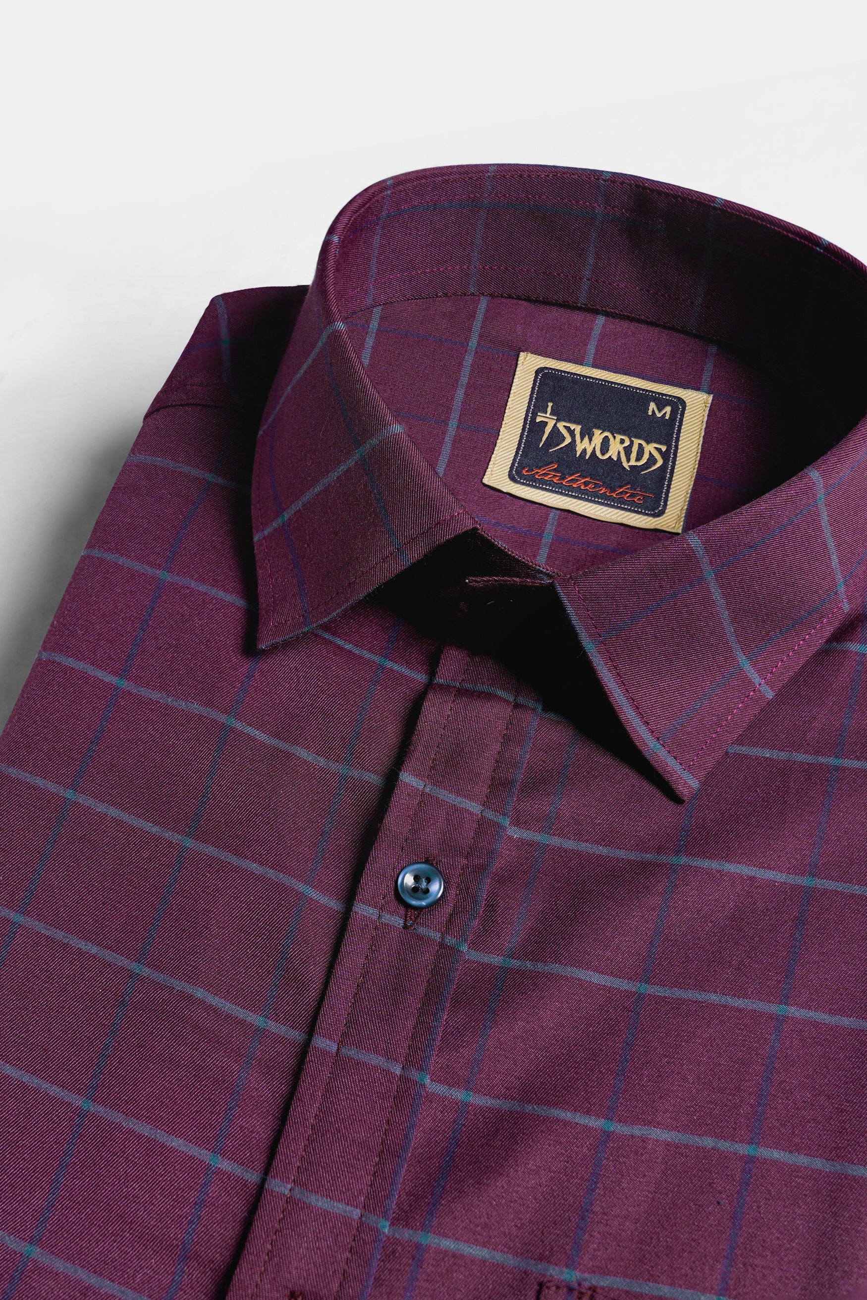 7swords-Palatinate Burgundy and Slate Gray Windowpane Premium Cotton Shirt 7S-132-BLE-38, 7S-132-BLE-H-38, 7S-132-BLE-39, 7S-132-BLE-H-39, 7S-132-BLE-40, 7S-132-BLE-H-40, 7S-132-BLE-42, 7S-132-BLE-H-42, 7S-132-BLE-44, 7S-132-BLE-H-44, 7S-132-BLE-46, 7S-132-BLE-H-46, 7S-132-BLE-48, 7S-132-BLE-H-48, 7S-132-BLE-50, 7S-132-BLE-H-50, 7S-132-BLE-52, 7S-132-BLE-H-52