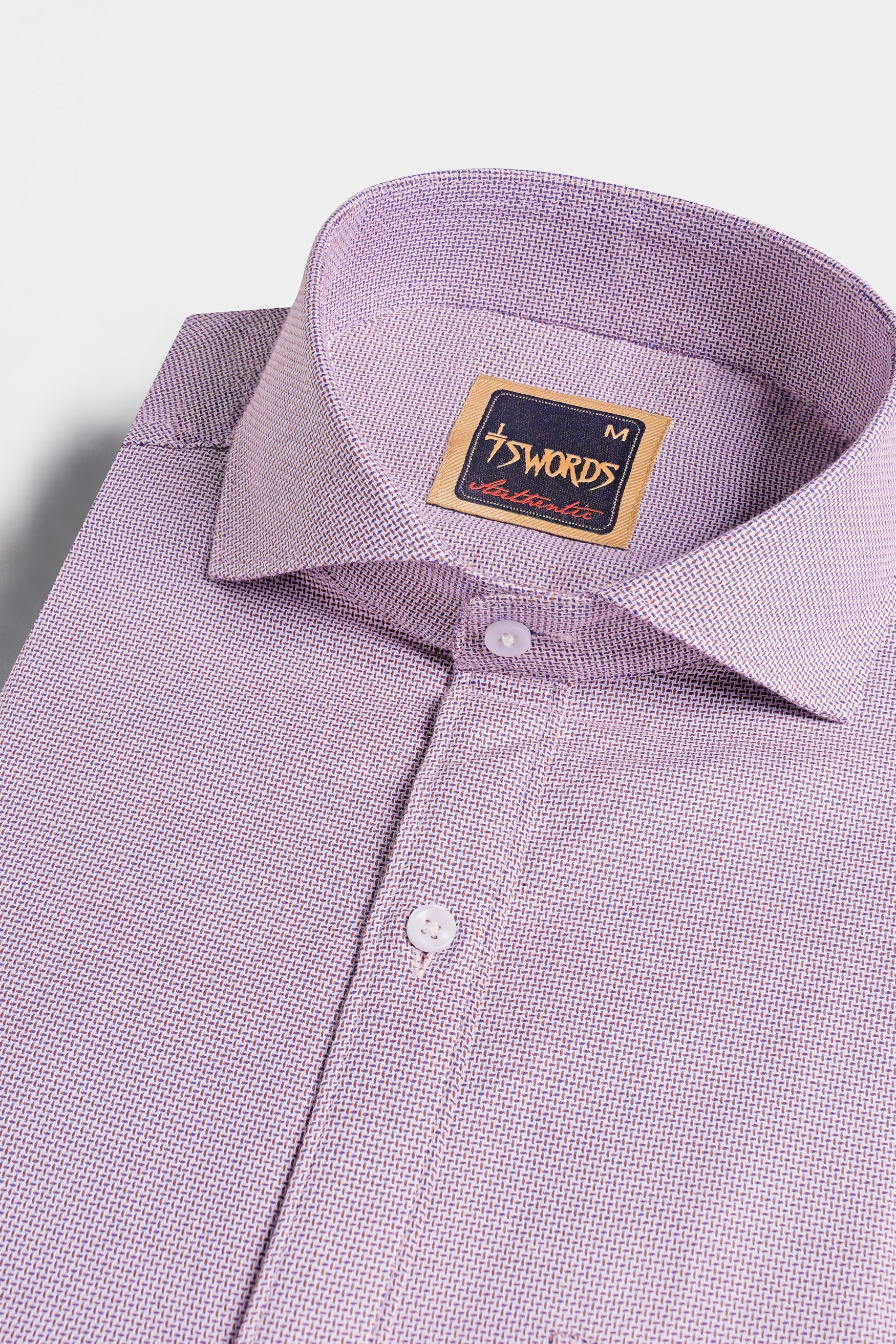 7swords-Carolina Plum Pink Premium Cotton Shirt 7S-179-CA-38, 7S-179-CA-39, 7S-179-CA-40, 7S-179-CA-42