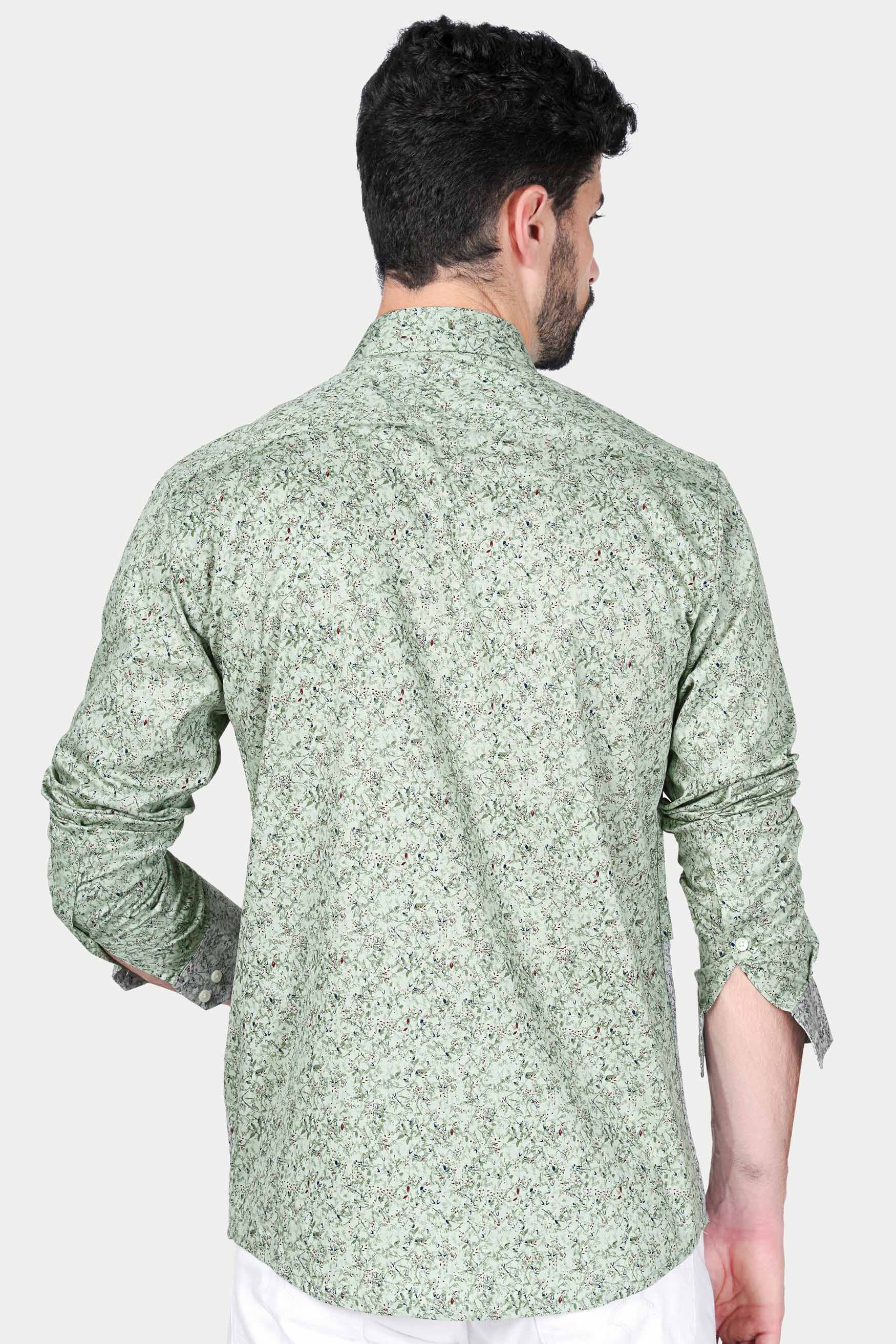 Clay Ash Green and Fiord Blue Printed with Bear Embroidered Twill Premium Cotton Designer Shirt 8193-P116-E294-38, 8193-P116-E294-H-38, 8193-P116-E294-39, 8193-P116-E294-H-39, 8193-P116-E294-40, 8193-P116-E294-H-40, 8193-P116-E294-42, 8193-P116-E294-H-42, 8193-P116-E294-44, 8193-P116-E294-H-44, 8193-P116-E294-46, 8193-P116-E294-H-46, 8193-P116-E294-48, 8193-P116-E294-H-48, 8193-P116-E294-50, 8193-P116-E294-H-50, 8193-P116-E294-52, 8193-P116-E294-H-52
