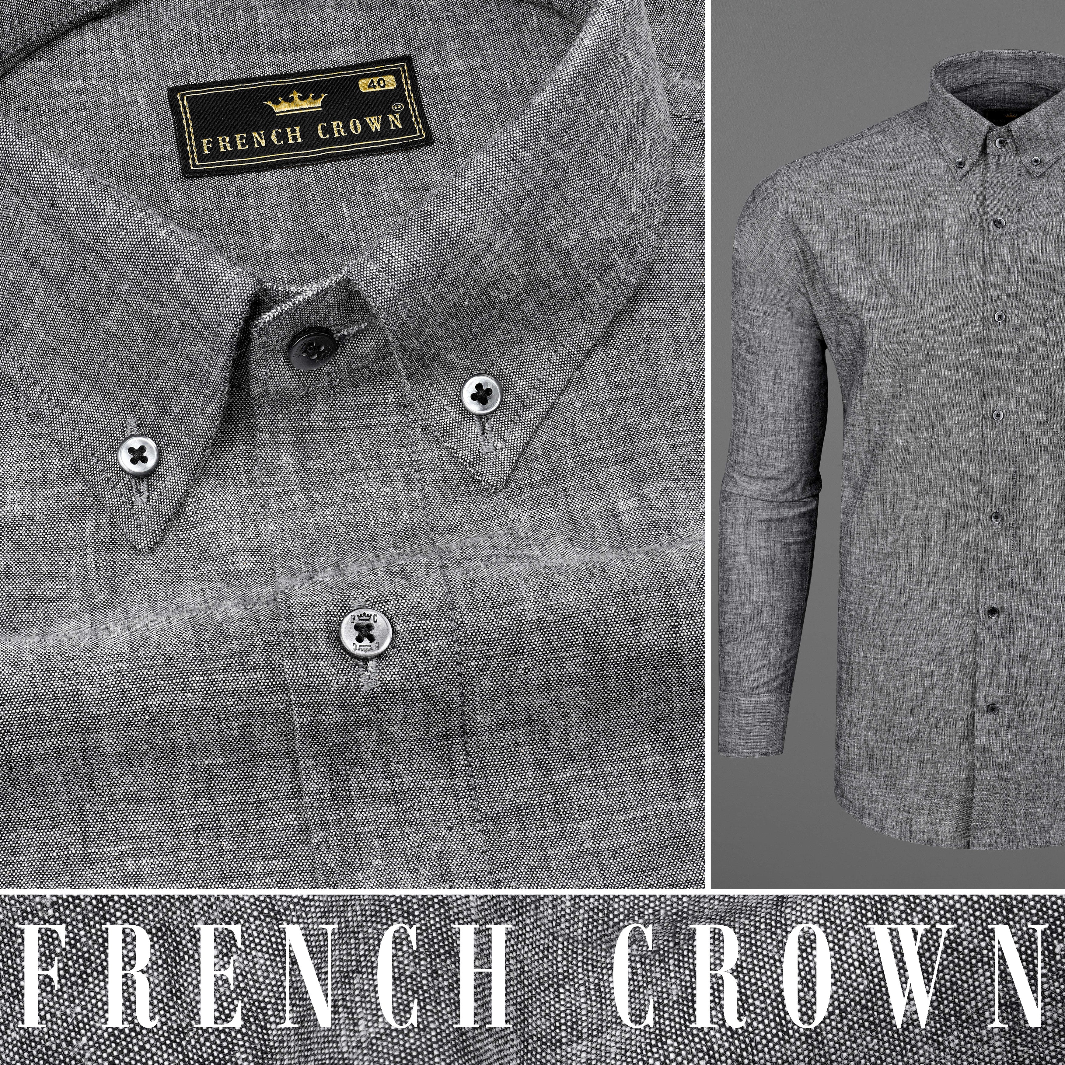 Dolphin Gray Royal Oxford Shirt