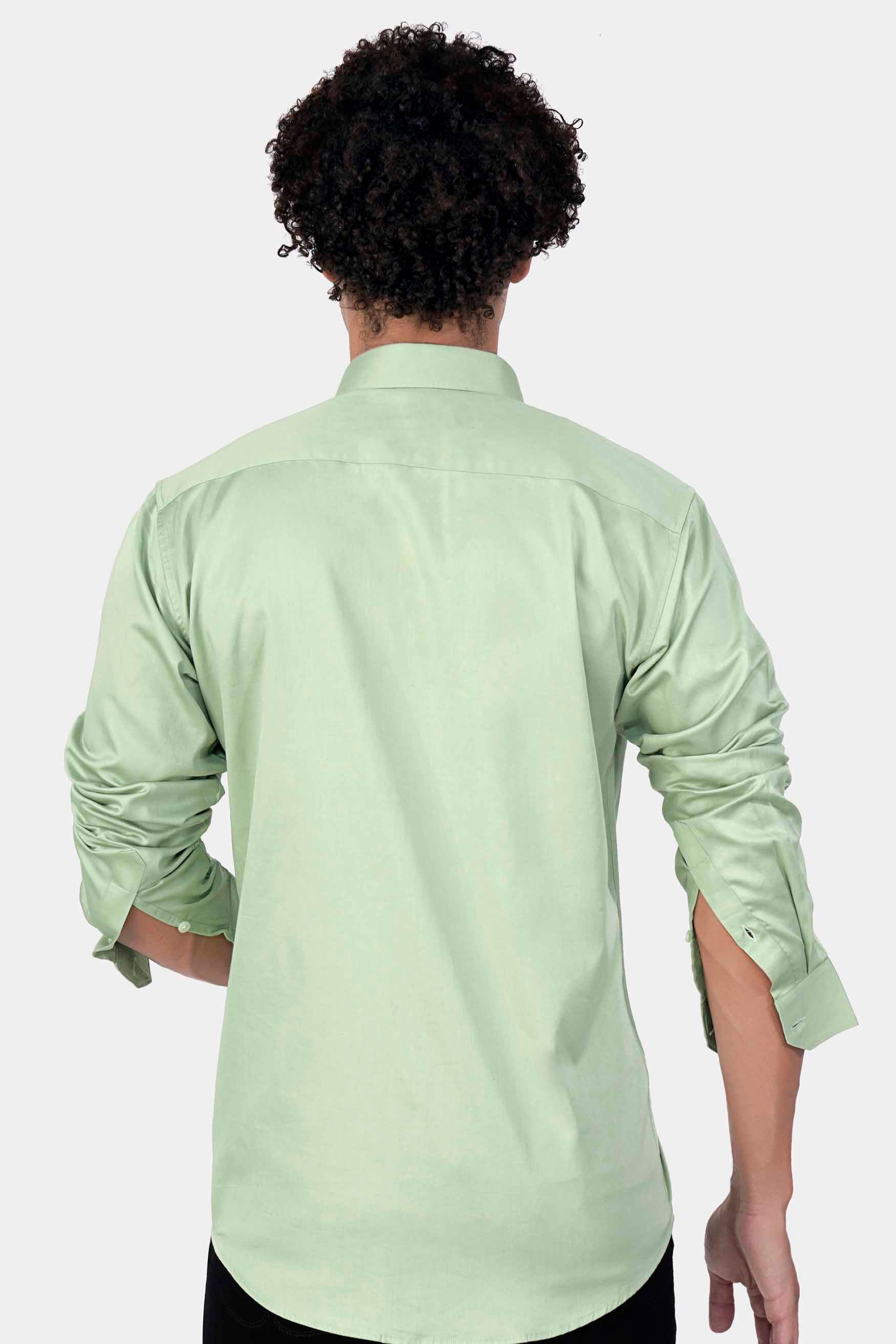 Coriander Green Envelope Hand Painted Subtle Sheen Super Soft Premium Cotton Designer Shirt 8665-ART-38, 8665-ART-H-38, 8665-ART-39, 8665-ART-H-39, 8665-ART-40, 8665-ART-H-40, 8665-ART-42, 8665-ART-H-42, 8665-ART-44, 8665-ART-H-44, 8665-ART-46, 8665-ART-H-46, 8665-ART-48, 8665-ART-H-48, 8665-ART-50, 8665-ART-H-50, 8665-ART-52, 8665-ART-H-52