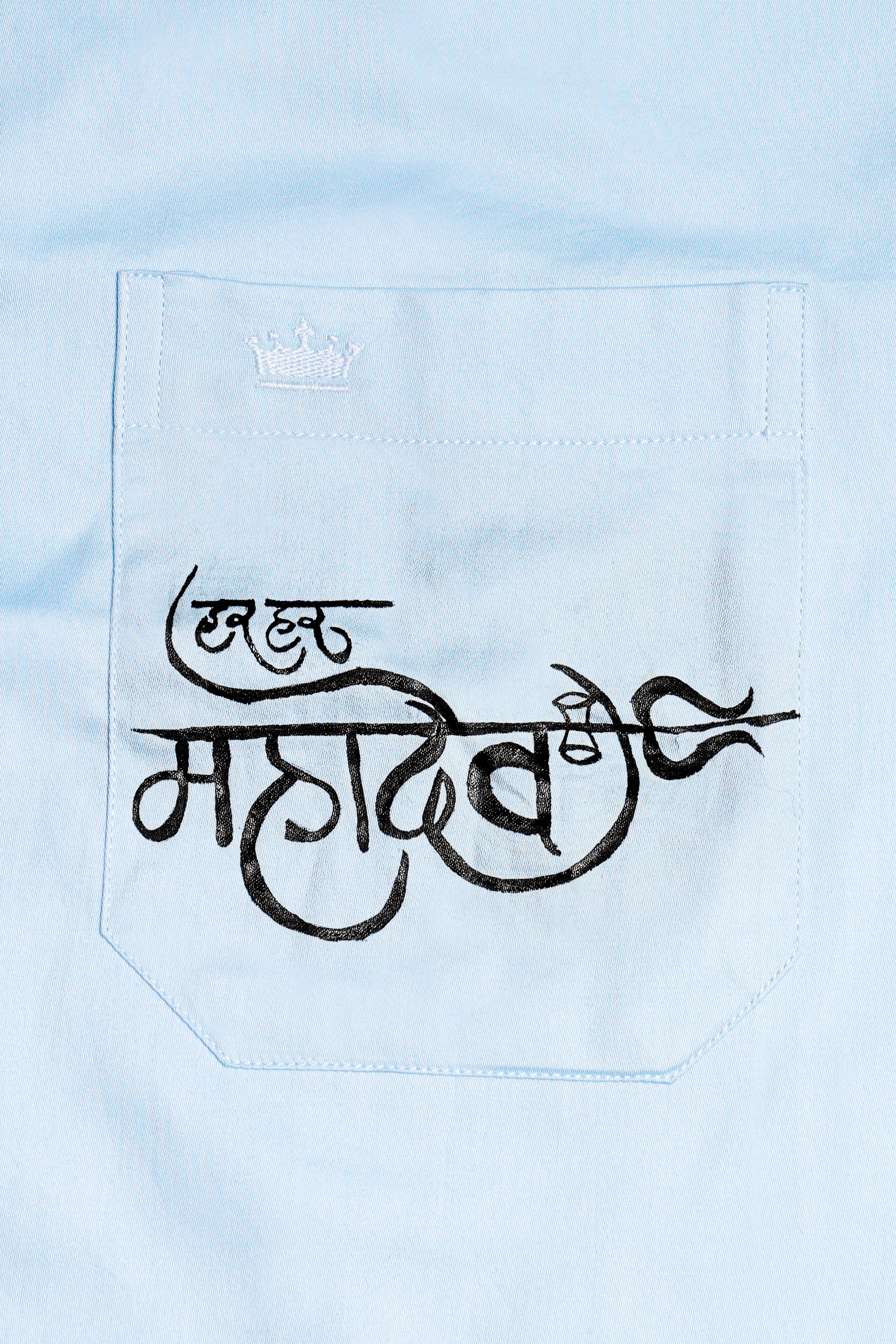 Tropical Blue Har Har Mahadev Hand Painted Super Soft Premium Cotton Designer Shirt 8669-BLK-ART02-38, 8669-BLK-ART02-H-38, 8669-BLK-ART02-39, 8669-BLK-ART02-H-39, 8669-BLK-ART02-40, 8669-BLK-ART02-H-40, 8669-BLK-ART02-42, 8669-BLK-ART02-H-42, 8669-BLK-ART02-44, 8669-BLK-ART02-H-44, 8669-BLK-ART02-46, 8669-BLK-ART02-H-46, 8669-BLK-ART02-48, 8669-BLK-ART02-H-48, 8669-BLK-ART02-50, 8669-BLK-ART02-H-50, 8669-BLK-ART02-52, 8669-BLK-ART02-H-52
