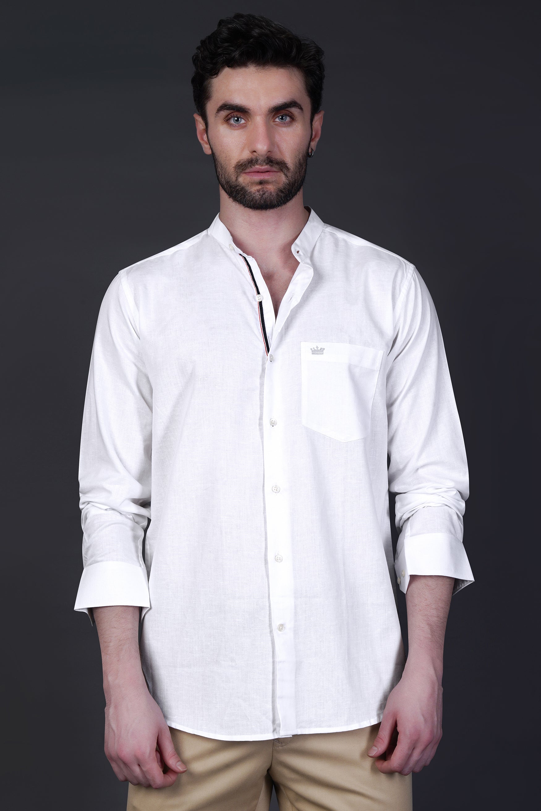 Snow White Luxurious Linen Shirt
