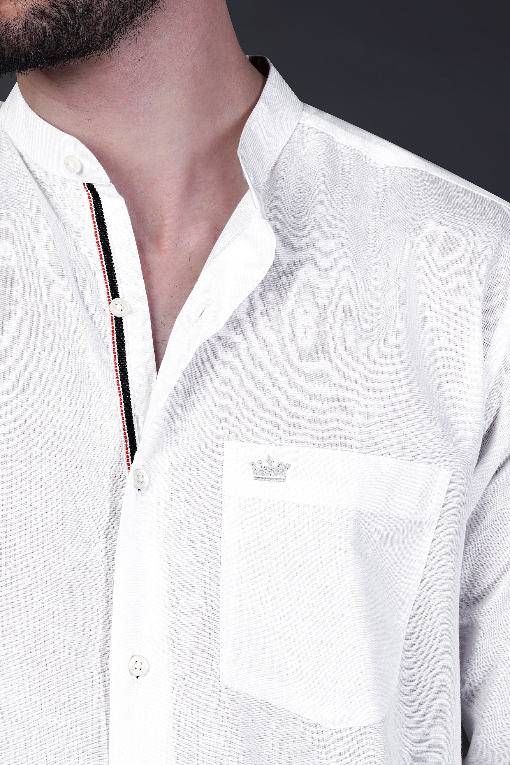 Snow White Luxurious Linen Shirt