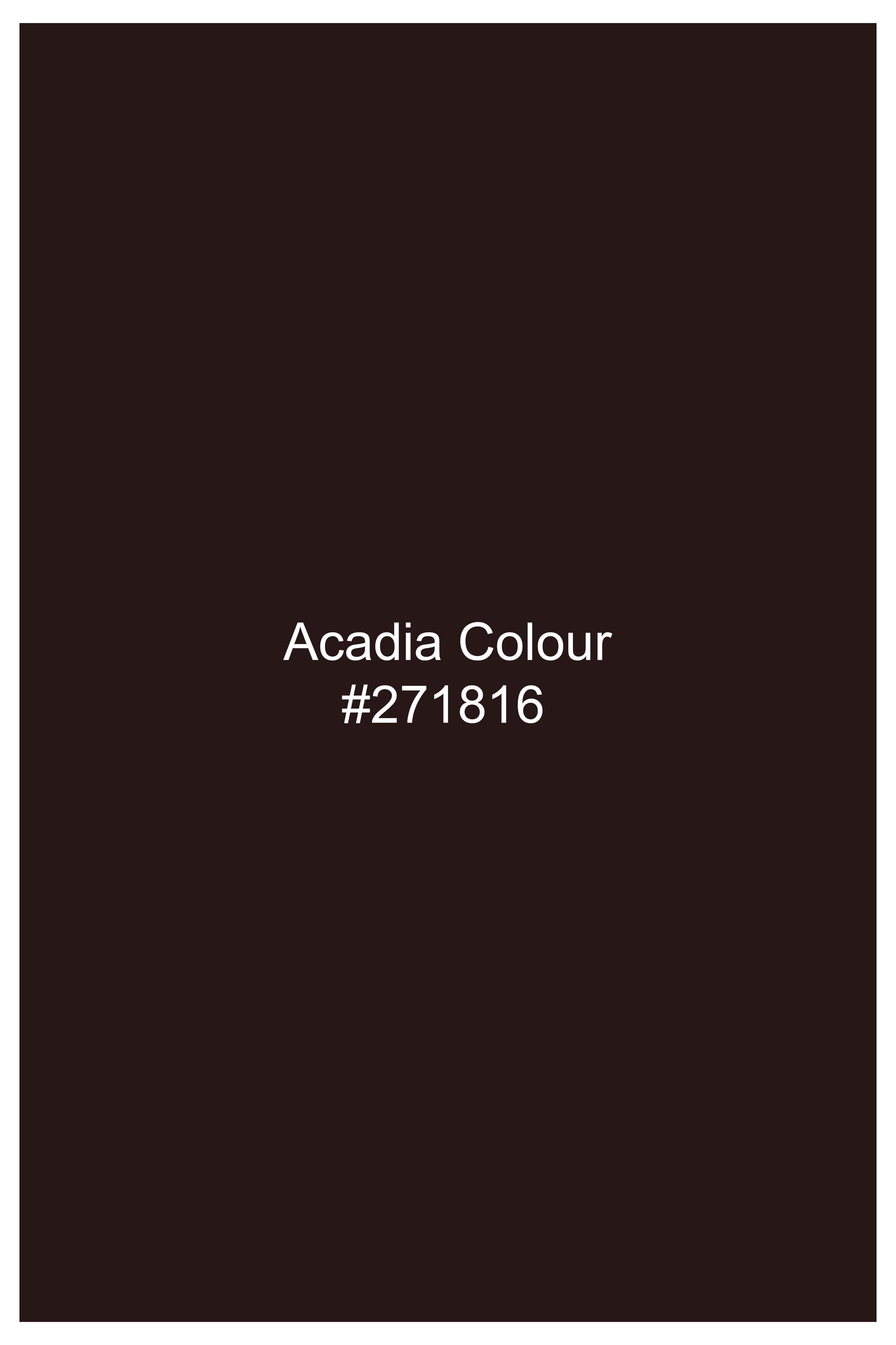 Acadia Brown Lord Ram Hand Painted Subtle Sheen Super Soft Premium Cotton Designer Shirt