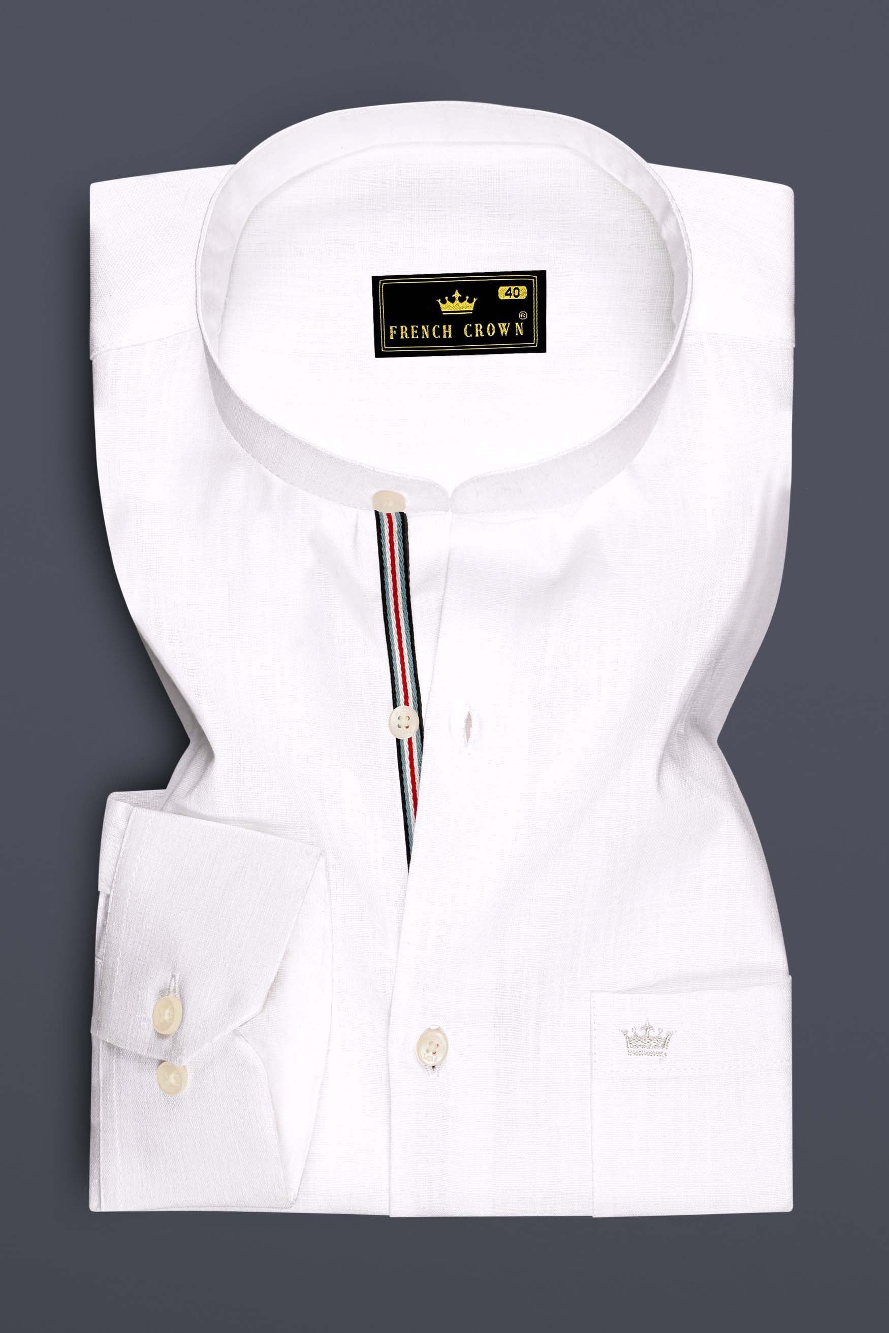 Snow White Luxurious Linen Shirt