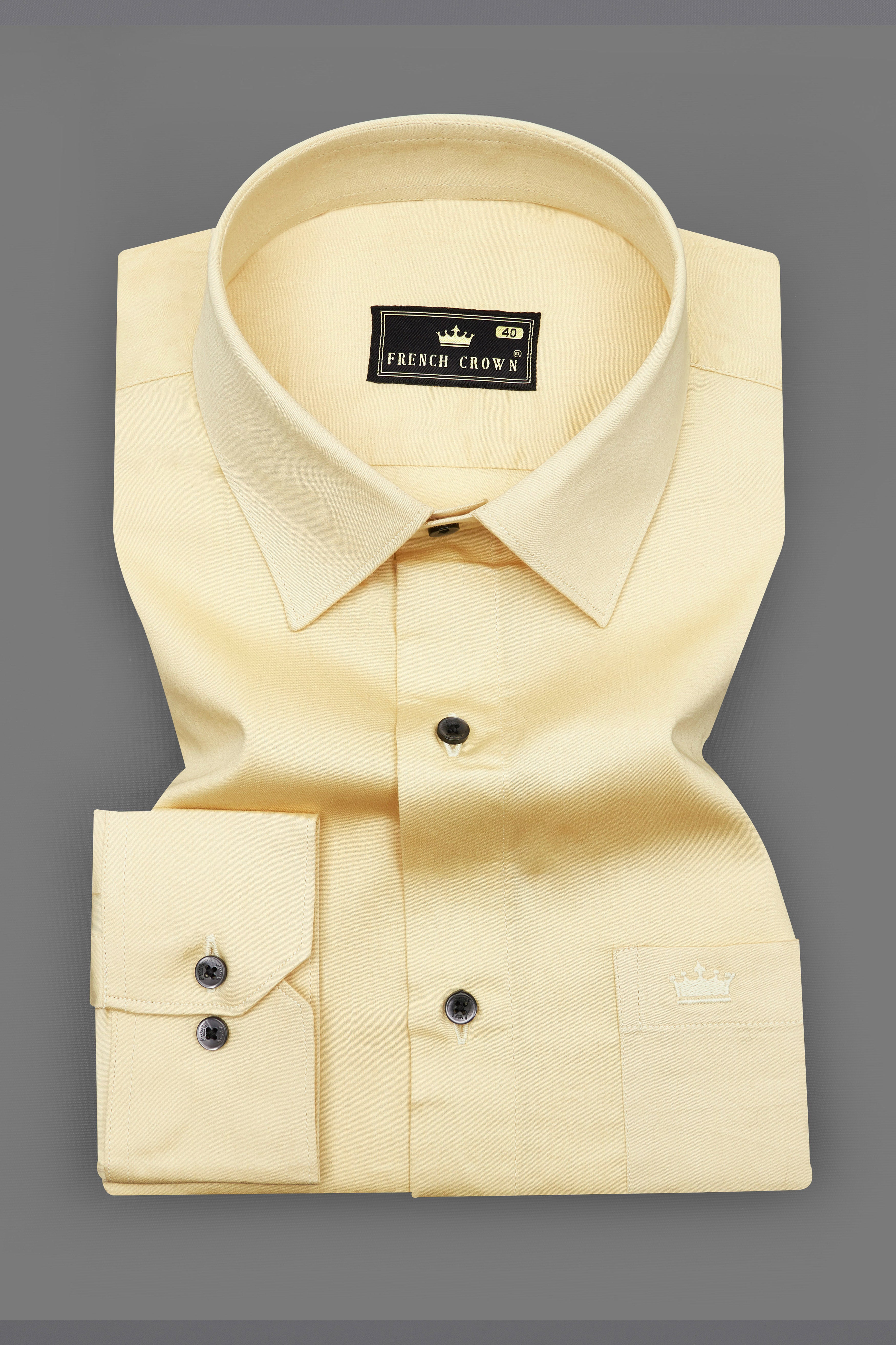 Givry Brown Hand Painted Super Soft Premium Cotton Designer Shirt