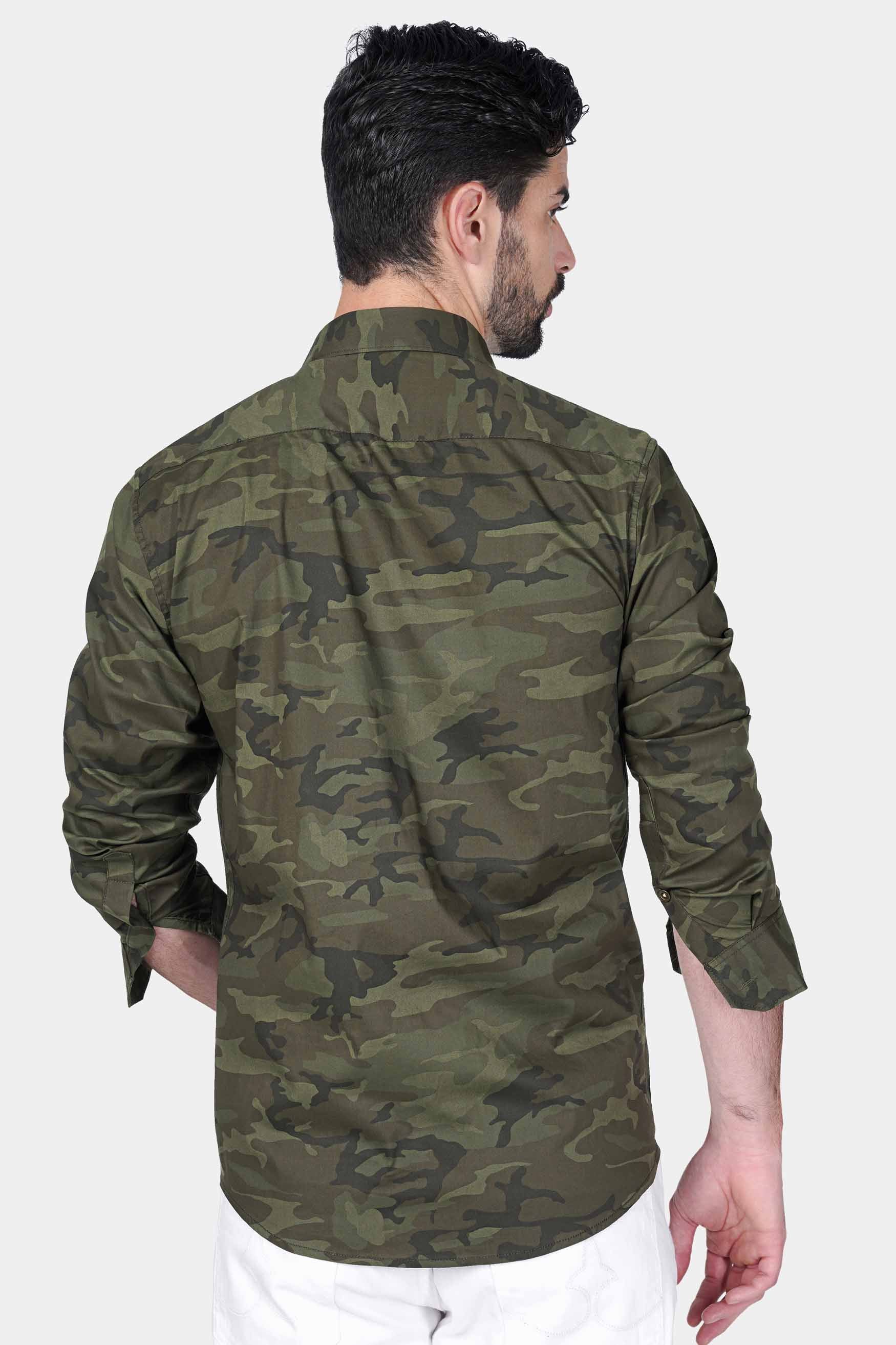 Rifle Green and Zeus Brown Camouflage Printed Royal Oxford Designer Shirt 8893-MB-RPRT112-38, 8893-MB-RPRT112-H-38, 8893-MB-RPRT112-39, 8893-MB-RPRT112-H-39, 8893-MB-RPRT112-40, 8893-MB-RPRT112-H-40, 8893-MB-RPRT112-42, 8893-MB-RPRT112-H-42, 8893-MB-RPRT112-44, 8893-MB-RPRT112-H-44, 8893-MB-RPRT112-46, 8893-MB-RPRT112-H-46, 8893-MB-RPRT112-48, 8893-MB-RPRT112-H-48, 8893-MB-RPRT112-50, 8893-MB-RPRT112-H-50, 8893-MB-RPRT112-52, 8893-MB-RPRT112-H-52