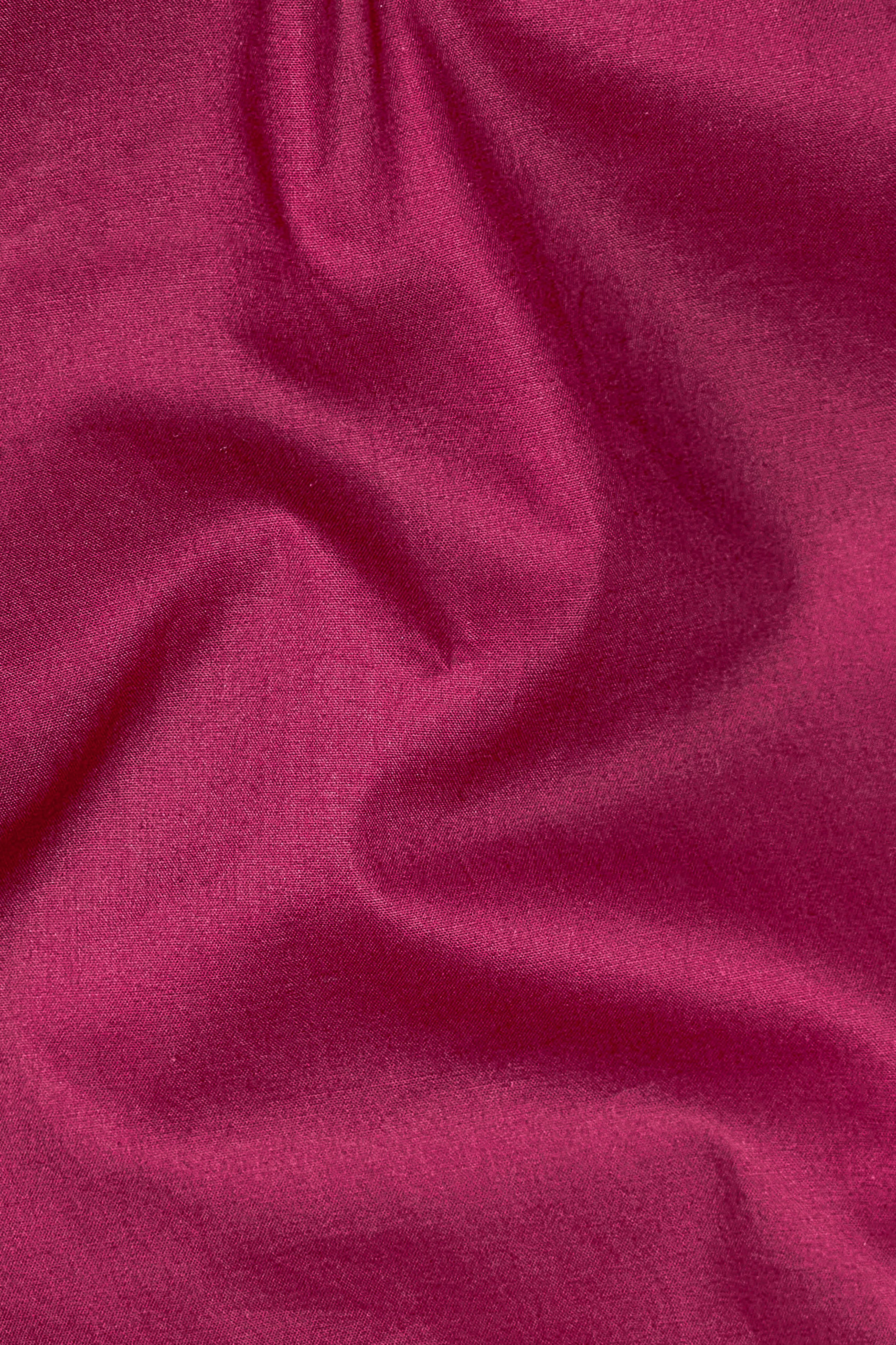 Claret Red Hand Painted Premium Cotton Designer Shirt
