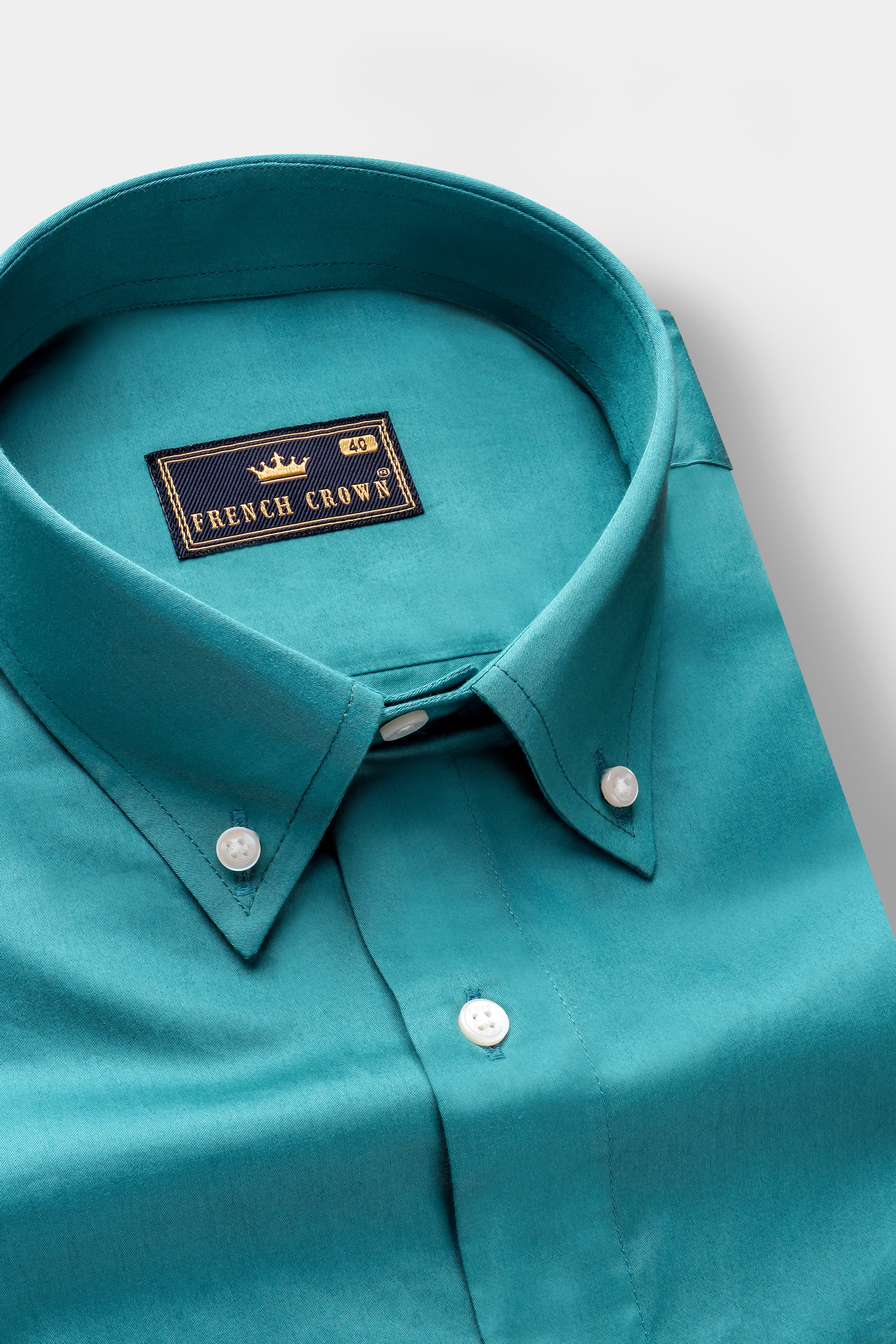 Smalt Green Super Soft Premium Cotton Shirt