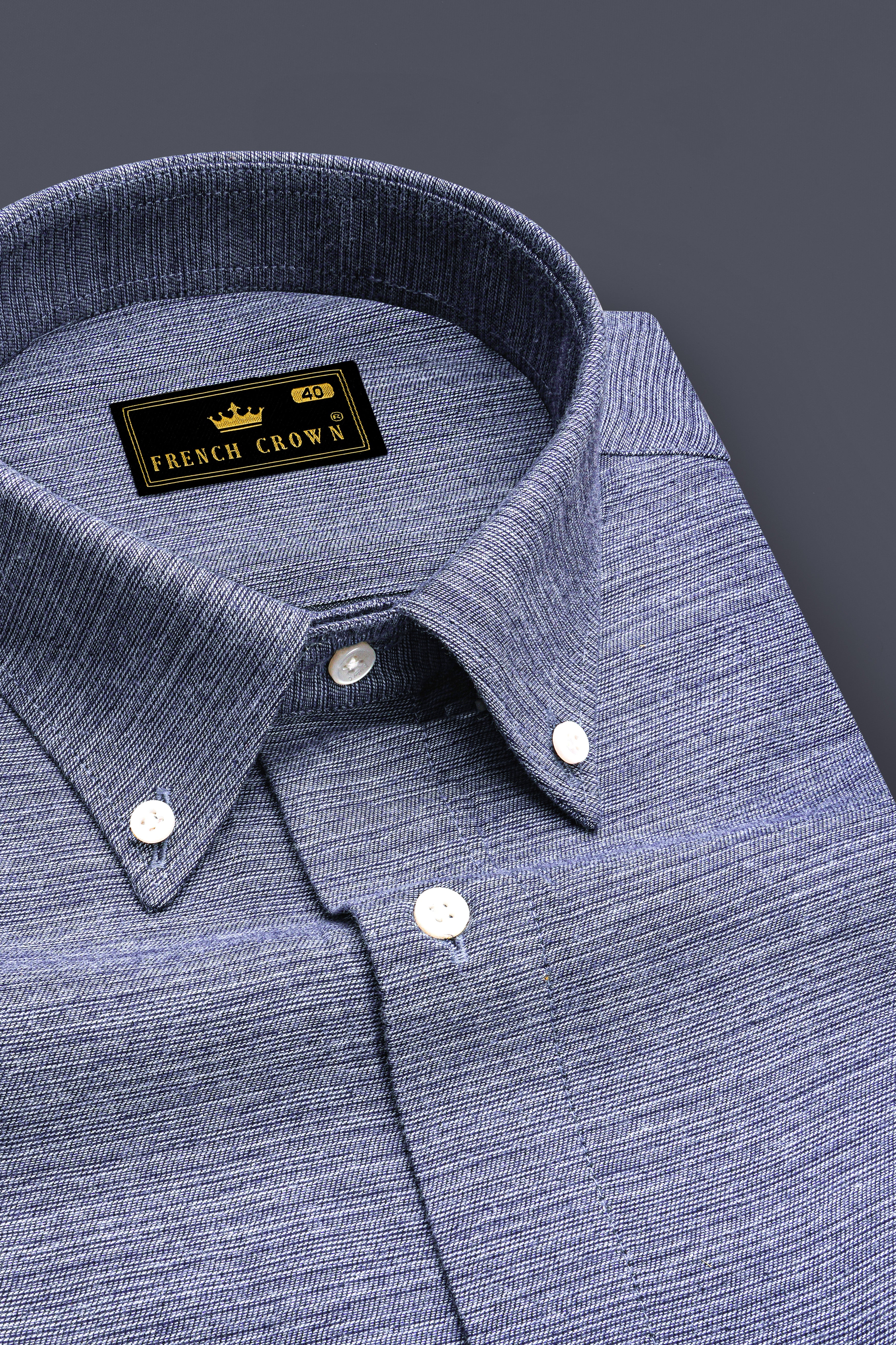 Bayoux Gray Button Down Flannel Shirt