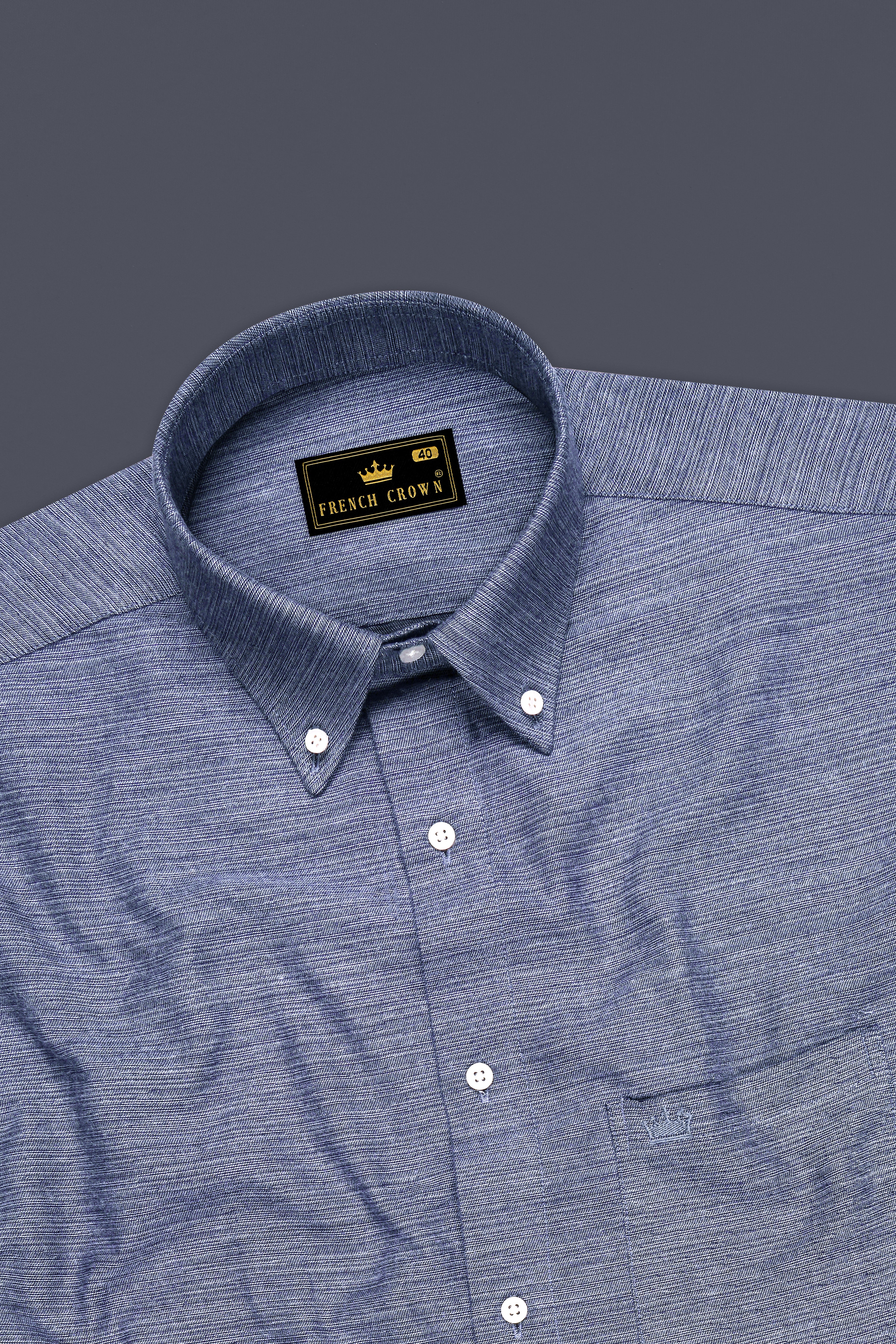 Bayoux Gray Button Down Flannel Shirt