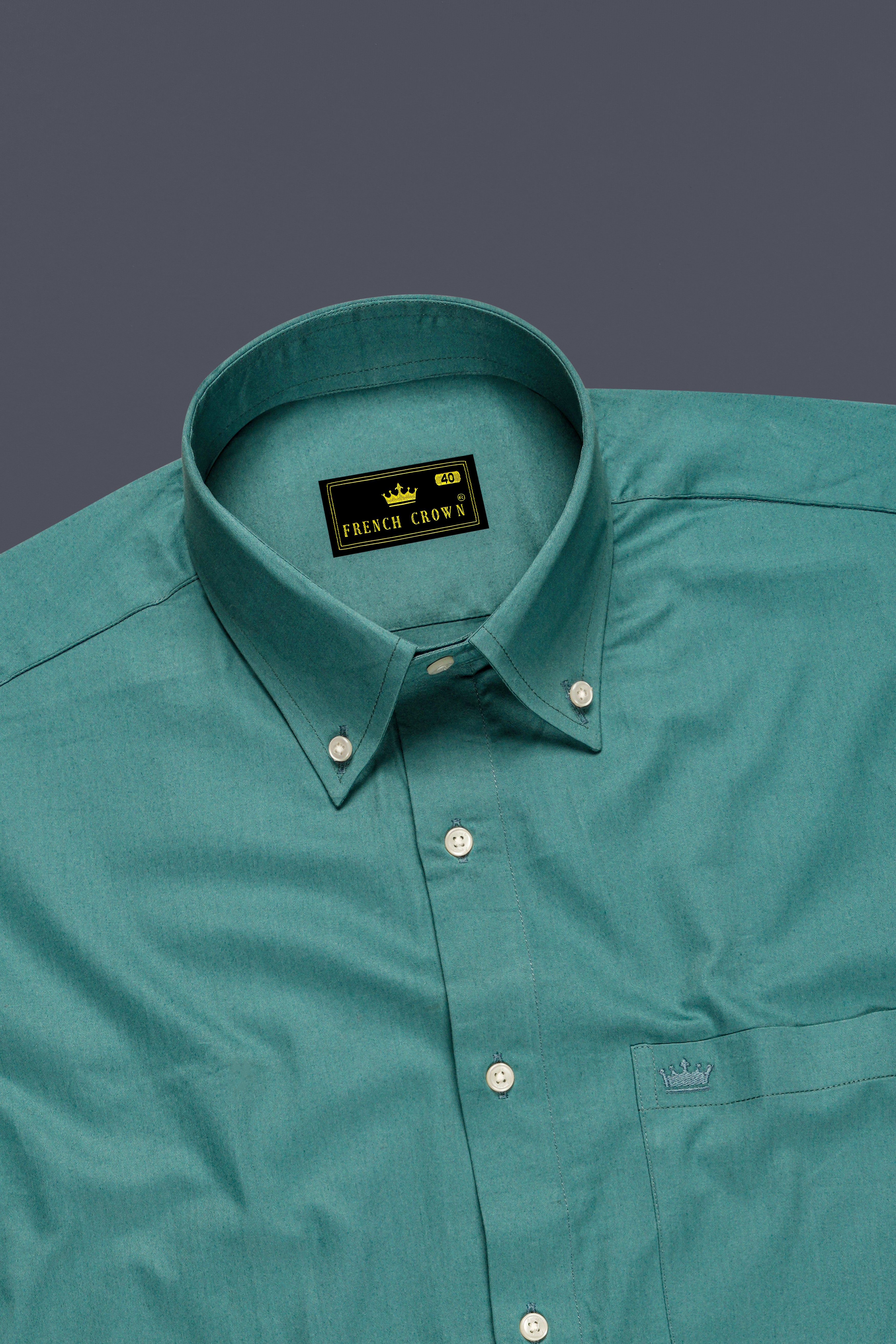 Oxley blue Button-Down Royal Oxford