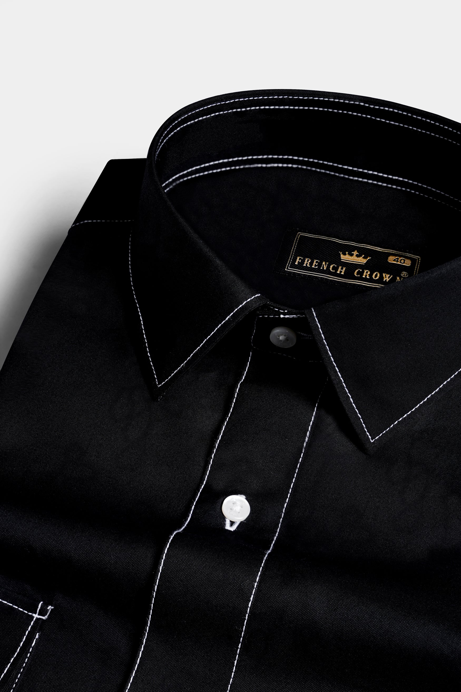Jade Black Royal Oxford Designer Shirt