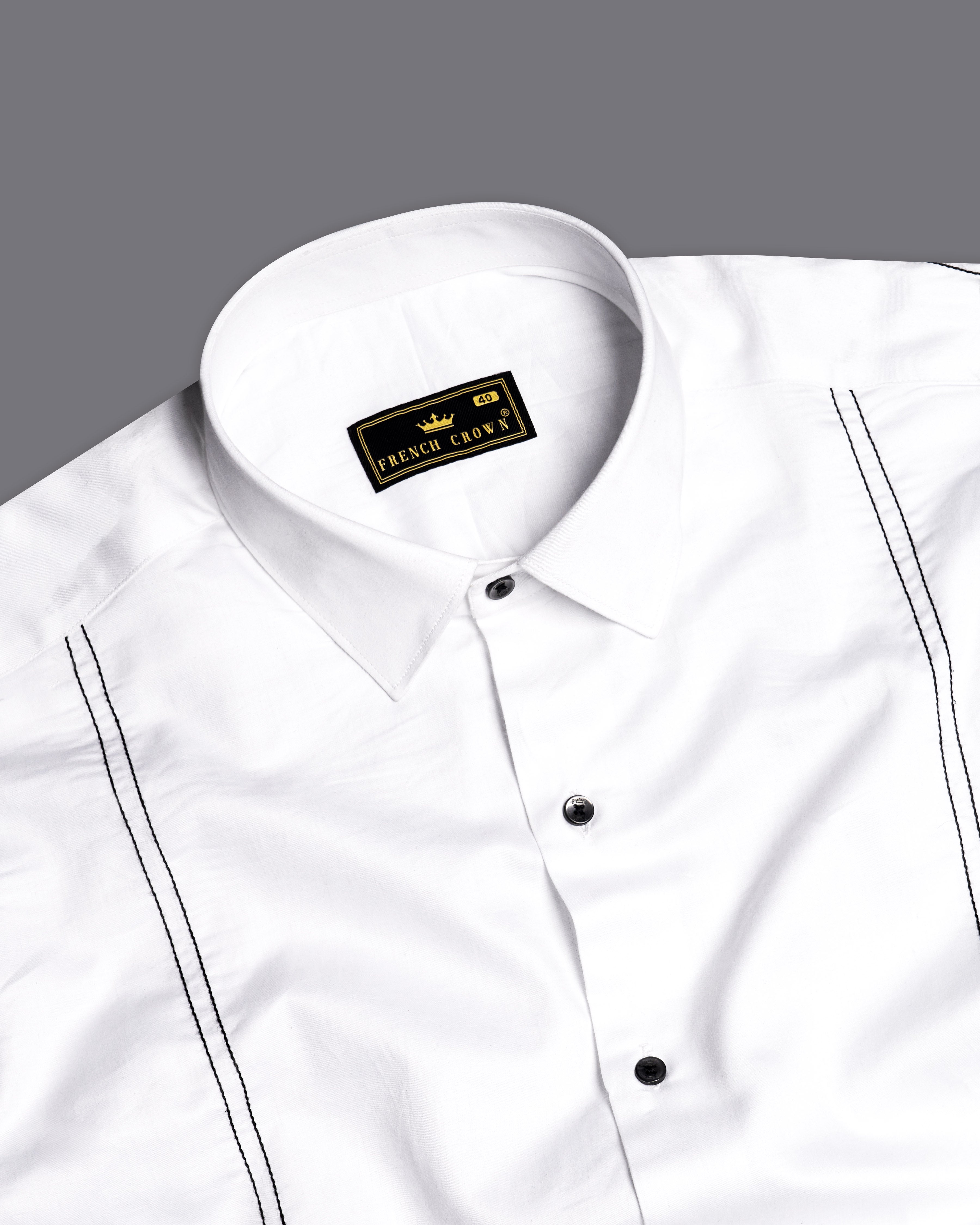 Bright White and Black Super Soft Premium Cotton Designer Shirt 9810-BLK-P626-38, 9810-BLK-P626-H-38, 9810-BLK-P626-39, 9810-BLK-P626-H-39, 9810-BLK-P626-40, 9810-BLK-P626-H-40, 9810-BLK-P626-42, 9810-BLK-P626-H-42, 9810-BLK-P626-44, 9810-BLK-P626-H-44, 9810-BLK-P626-46, 9810-BLK-P626-H-46, 9810-BLK-P626-48, 9810-BLK-P626-H-48, 9810-BLK-P626-50, 9810-BLK-P626-H-50, 9810-BLK-P626-52, 9810-BLK-P626-H-52