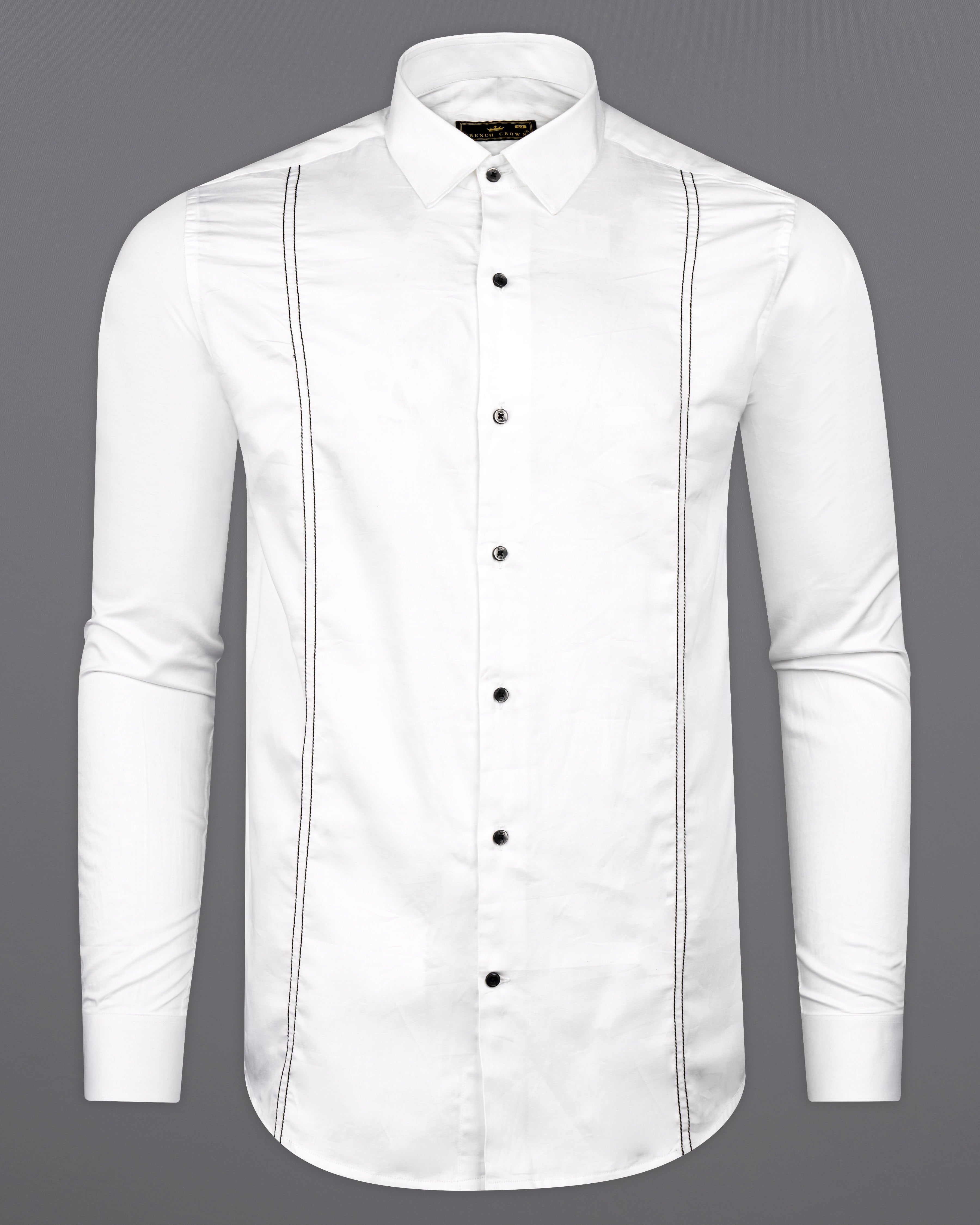Bright White and Black Super Soft Premium Cotton Designer Shirt 9810-BLK-P626-38, 9810-BLK-P626-H-38, 9810-BLK-P626-39, 9810-BLK-P626-H-39, 9810-BLK-P626-40, 9810-BLK-P626-H-40, 9810-BLK-P626-42, 9810-BLK-P626-H-42, 9810-BLK-P626-44, 9810-BLK-P626-H-44, 9810-BLK-P626-46, 9810-BLK-P626-H-46, 9810-BLK-P626-48, 9810-BLK-P626-H-48, 9810-BLK-P626-50, 9810-BLK-P626-H-50, 9810-BLK-P626-52, 9810-BLK-P626-H-52